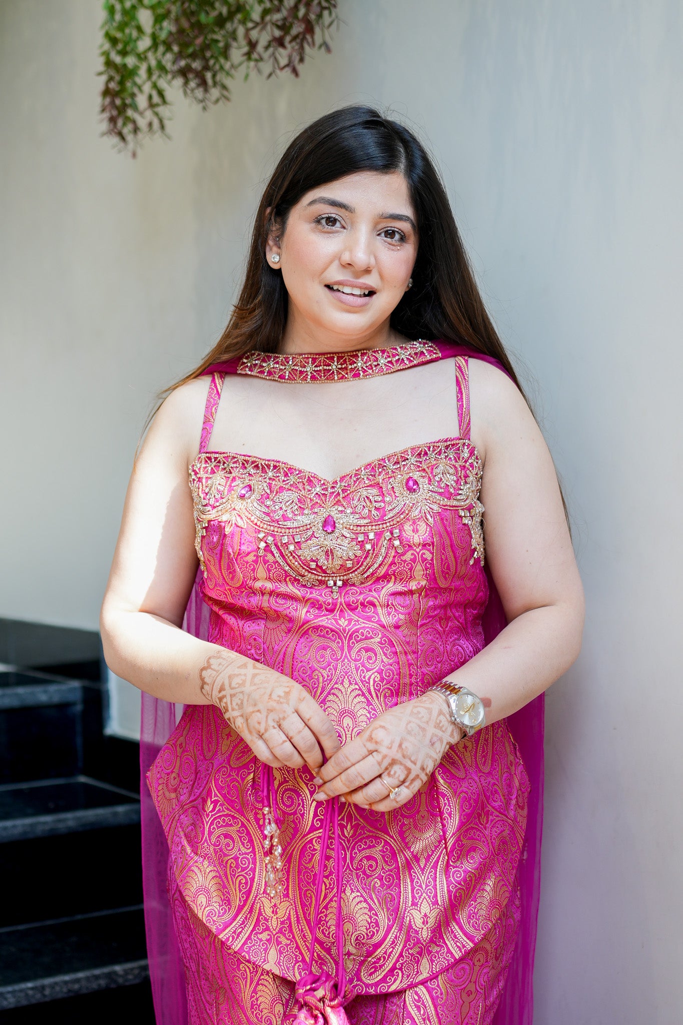 Yashvika Embroidered Banarasi Sharara Set