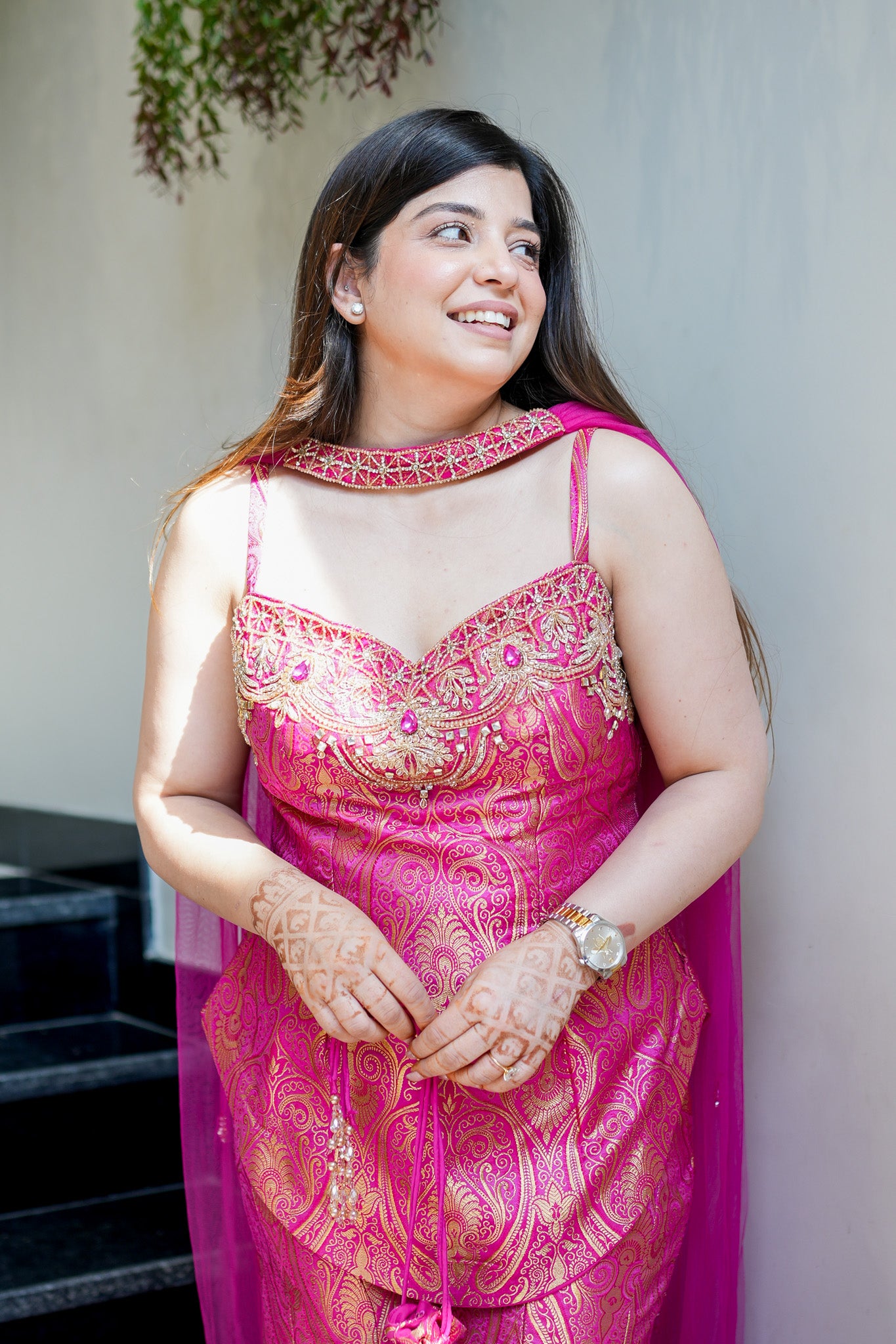 Yashvika Embroidered Banarasi Sharara Set