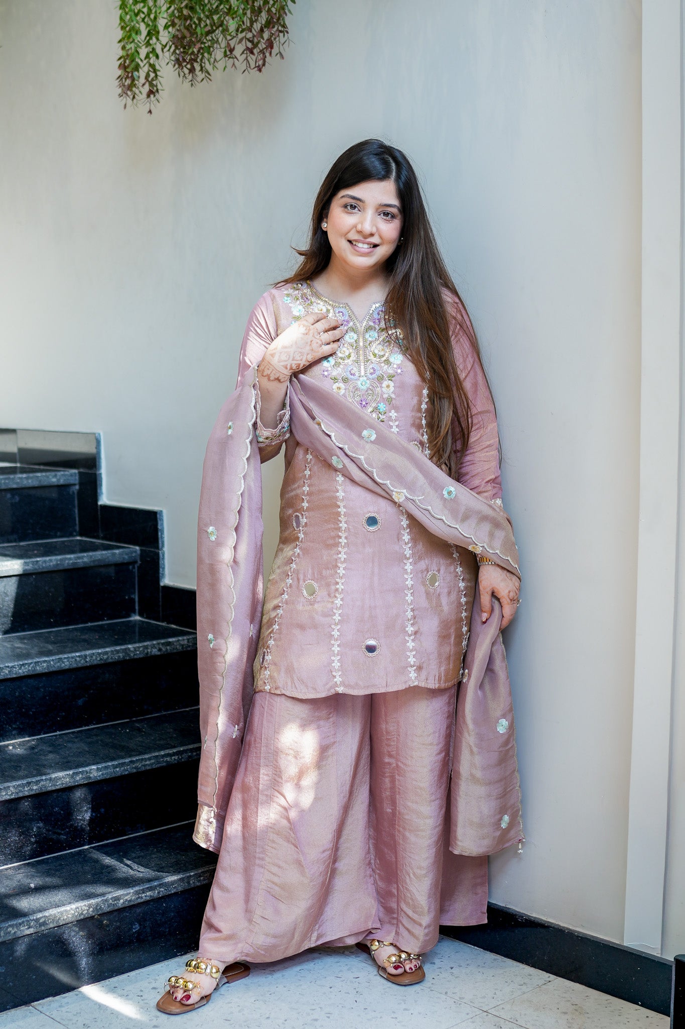 Suhira Embroidered Suit Set