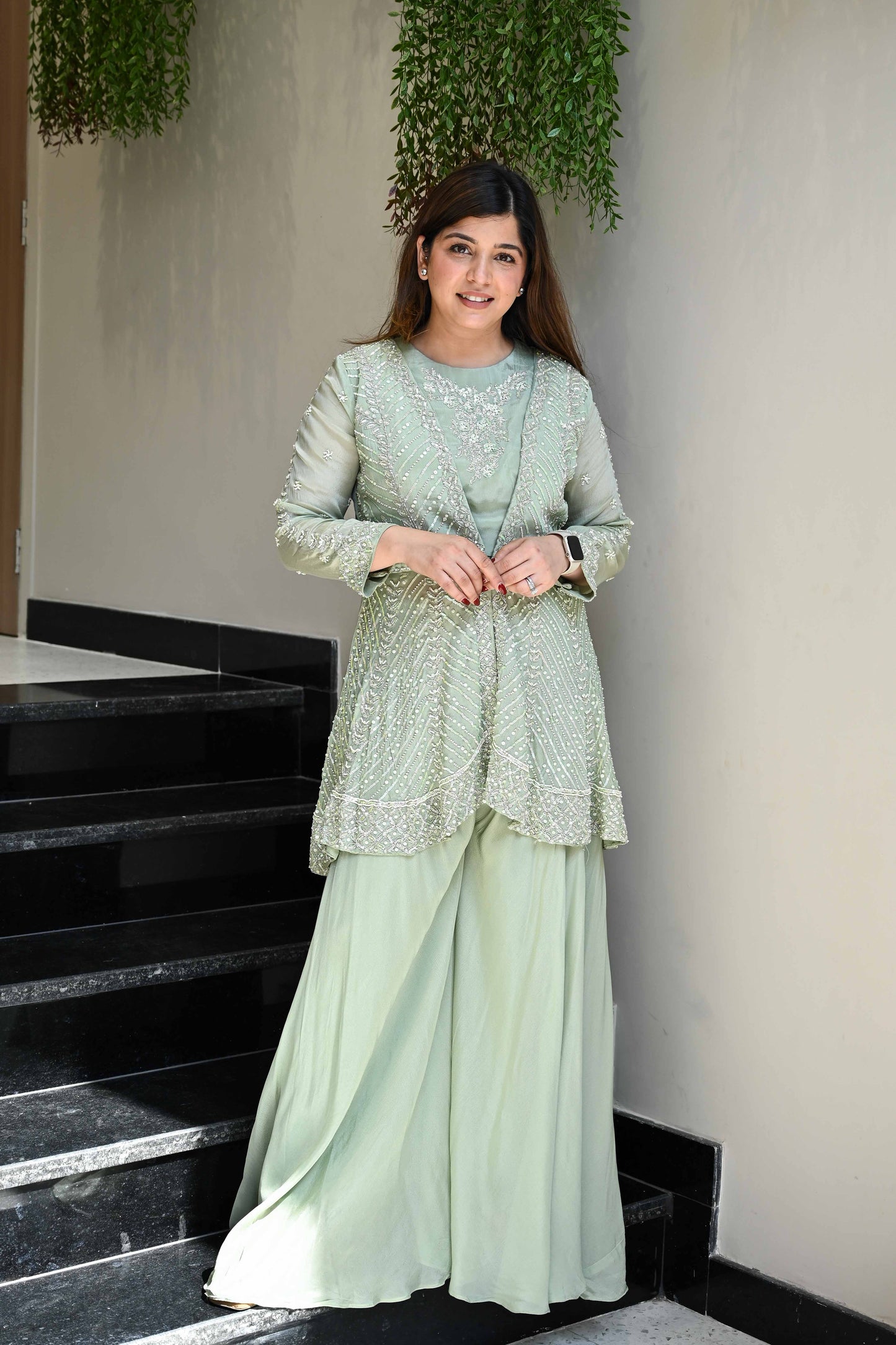 Giva Embroidered Three Piece Set