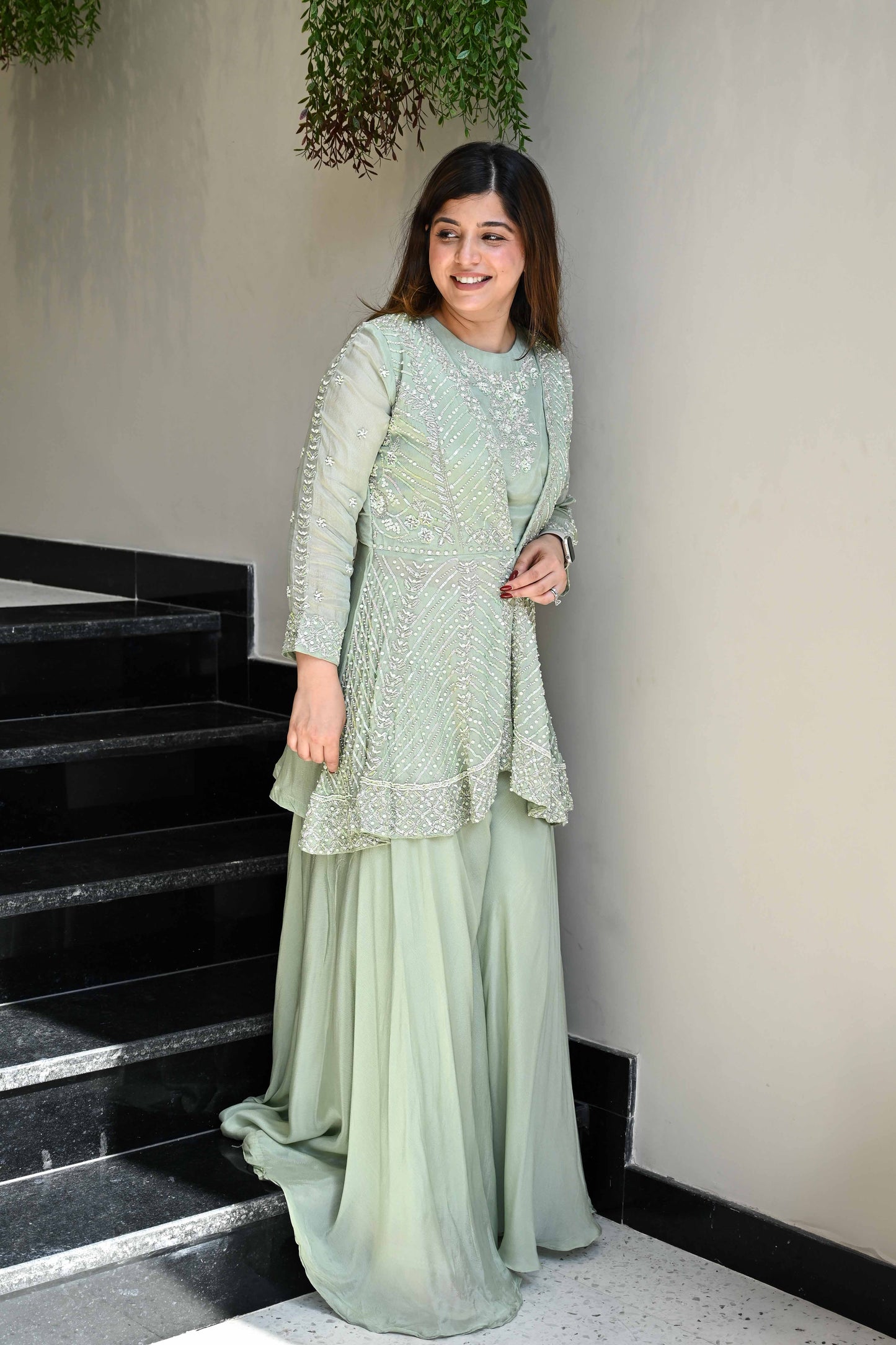 Giva Embroidered Three Piece Set