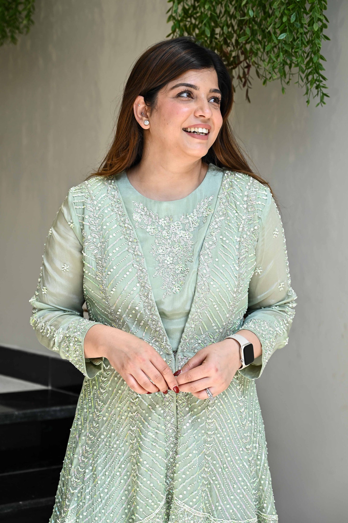 Giva Embroidered Three Piece Set