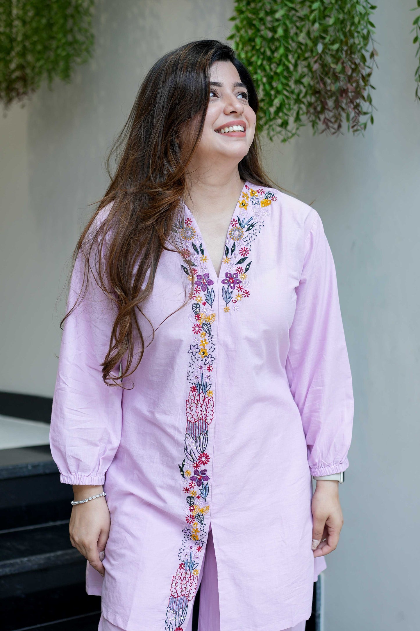 Vrinah Embriodered Cotton Cordet