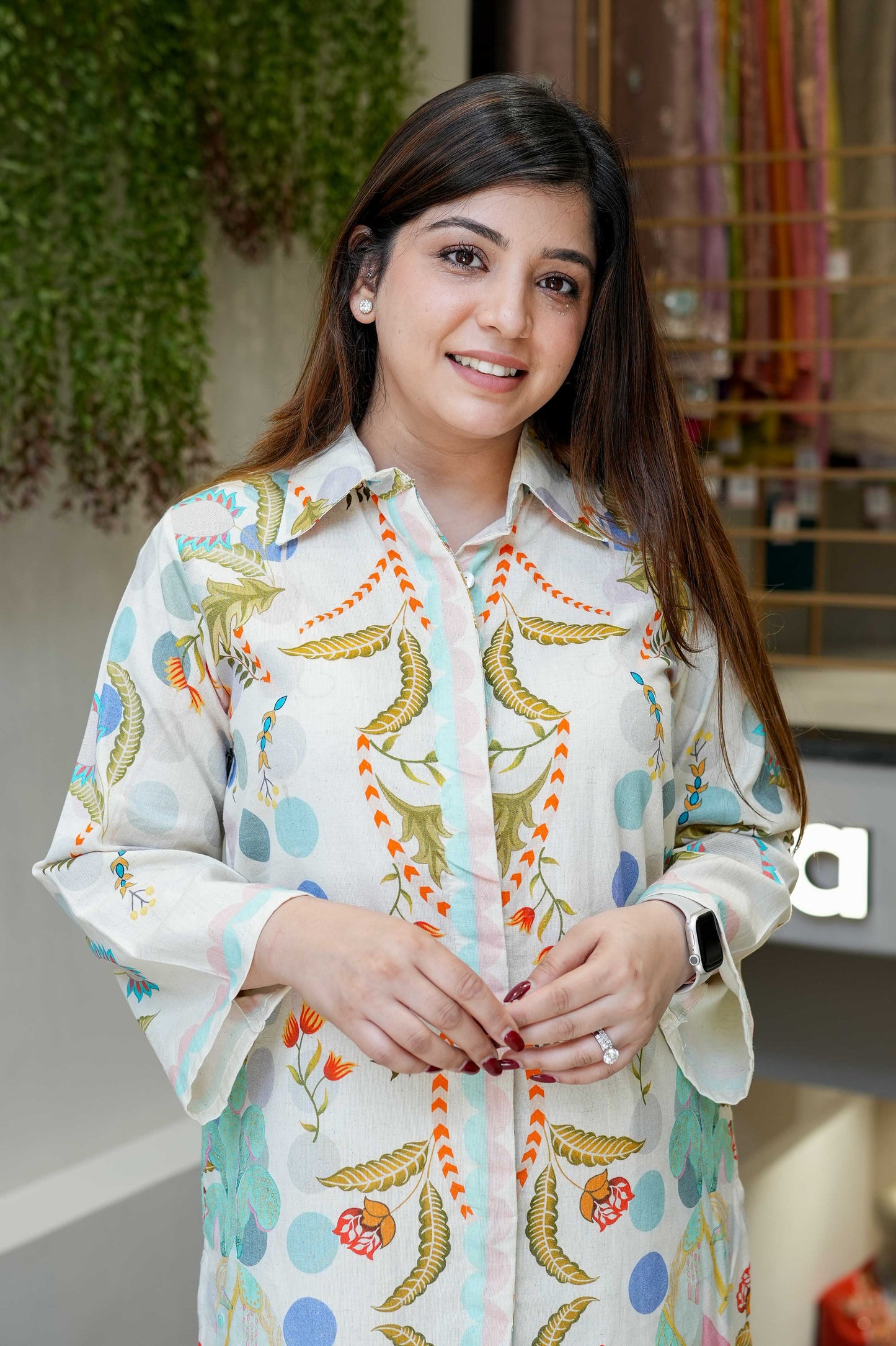 Vyaas Printed Cotton Cord Set
