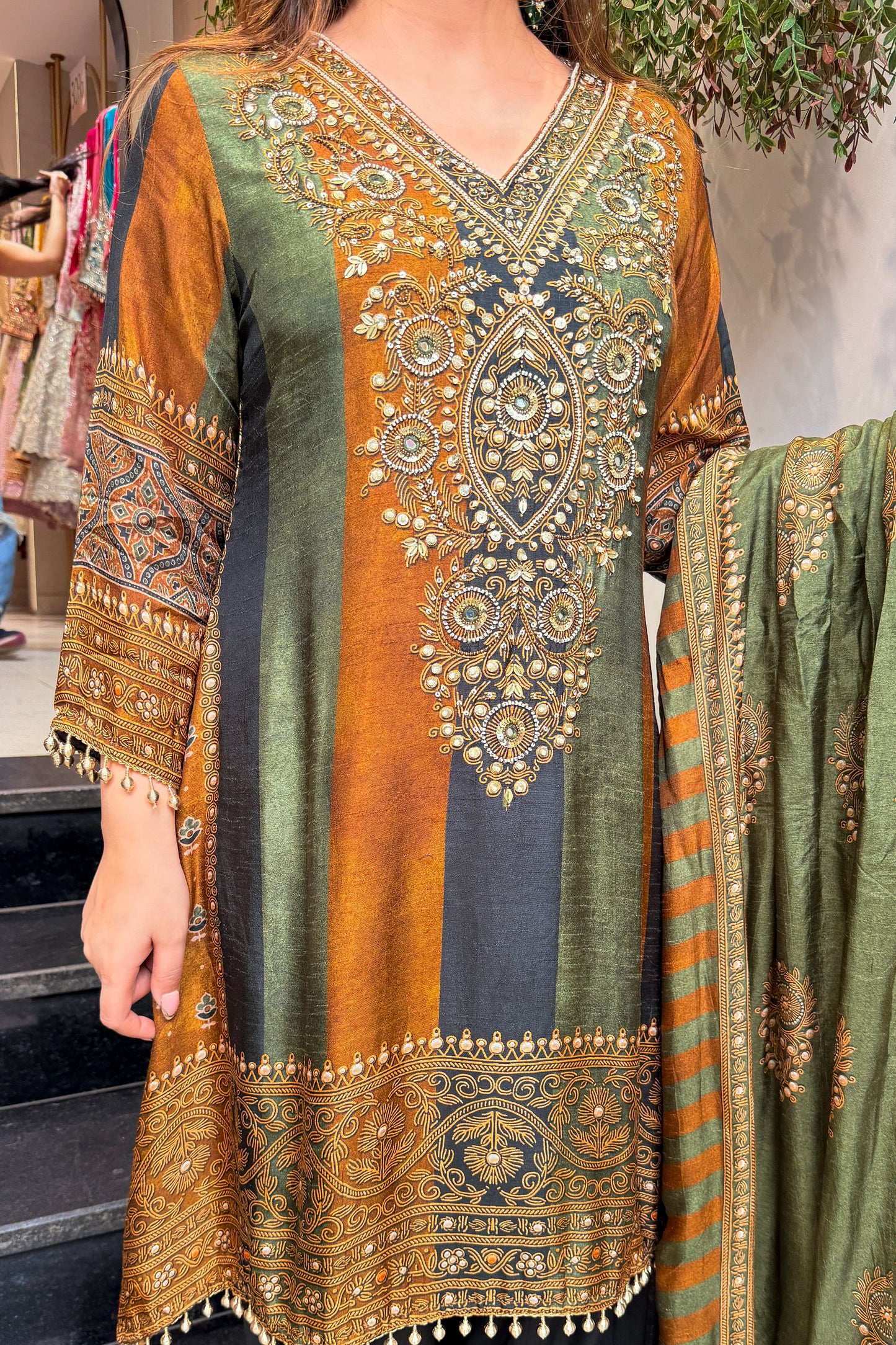 Shree Printed Farshi Salwar Set