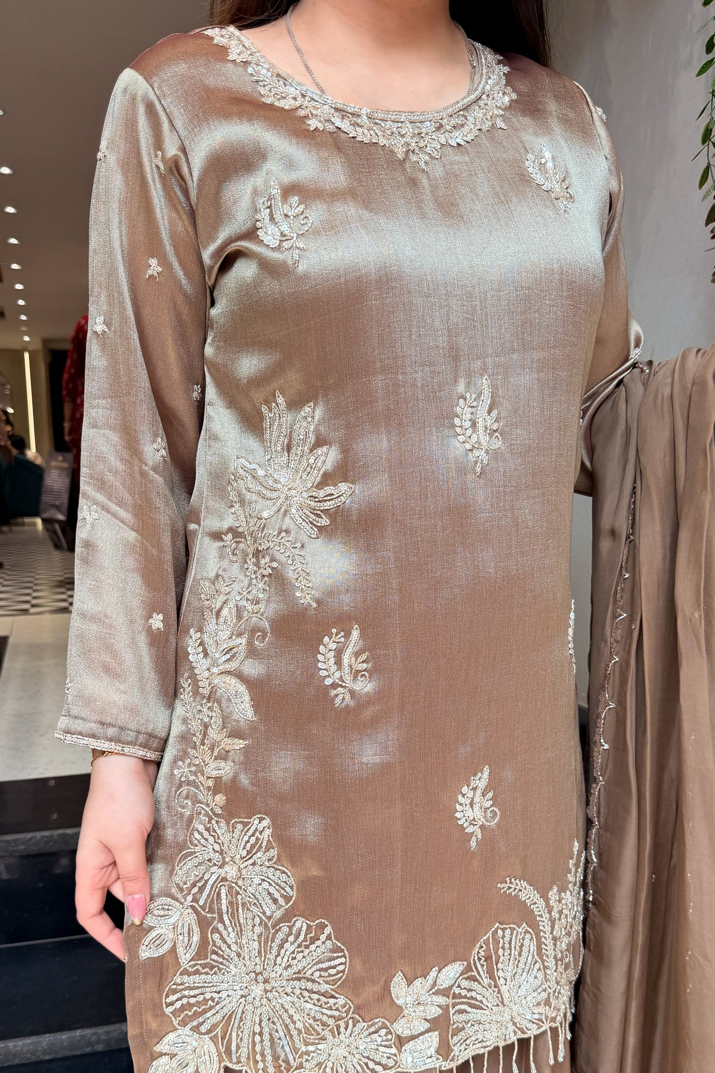 Maheya Hand Embroidered Suit Set
