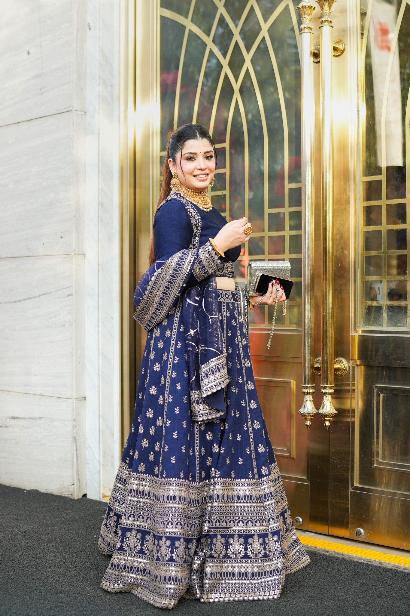 Heer Hand Embroidered Lehenga
