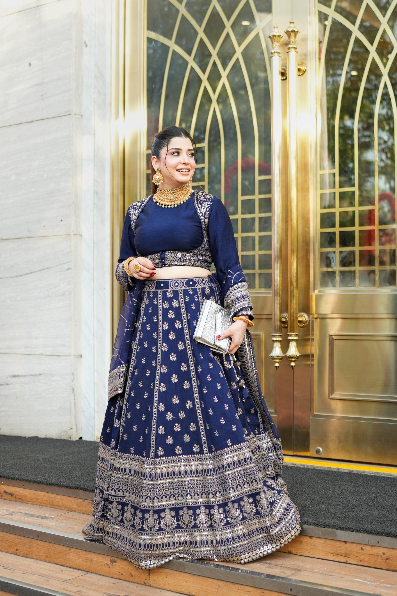 Heer Hand Embroidered Lehenga