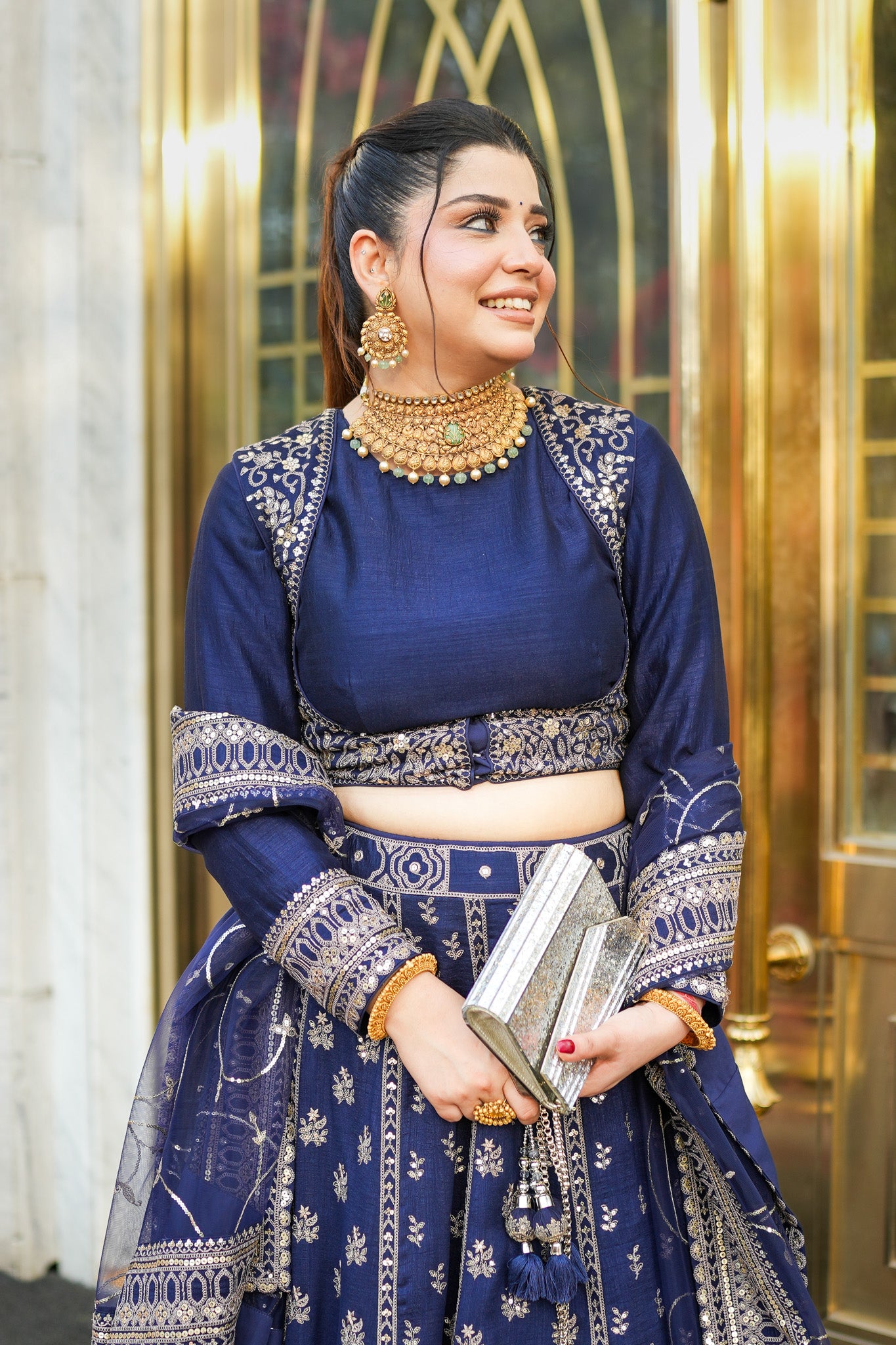 Heer Hand Embroidered Lehenga