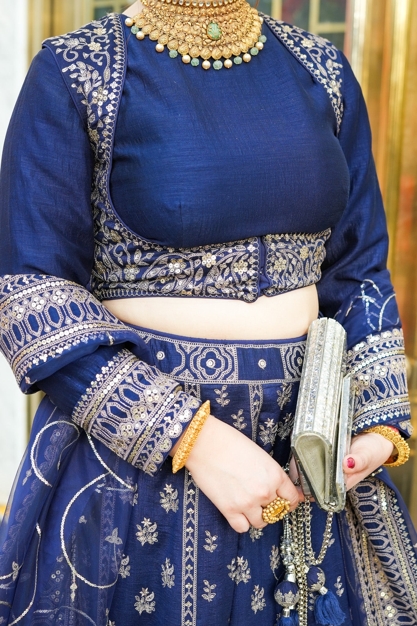 Heer Hand Embroidered Lehenga