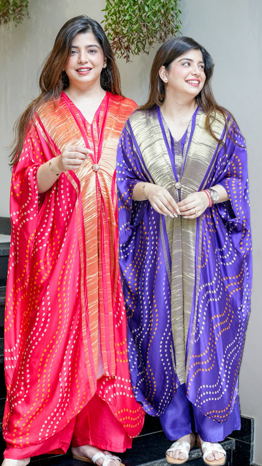 Eira Bandhani Print Co ord Set