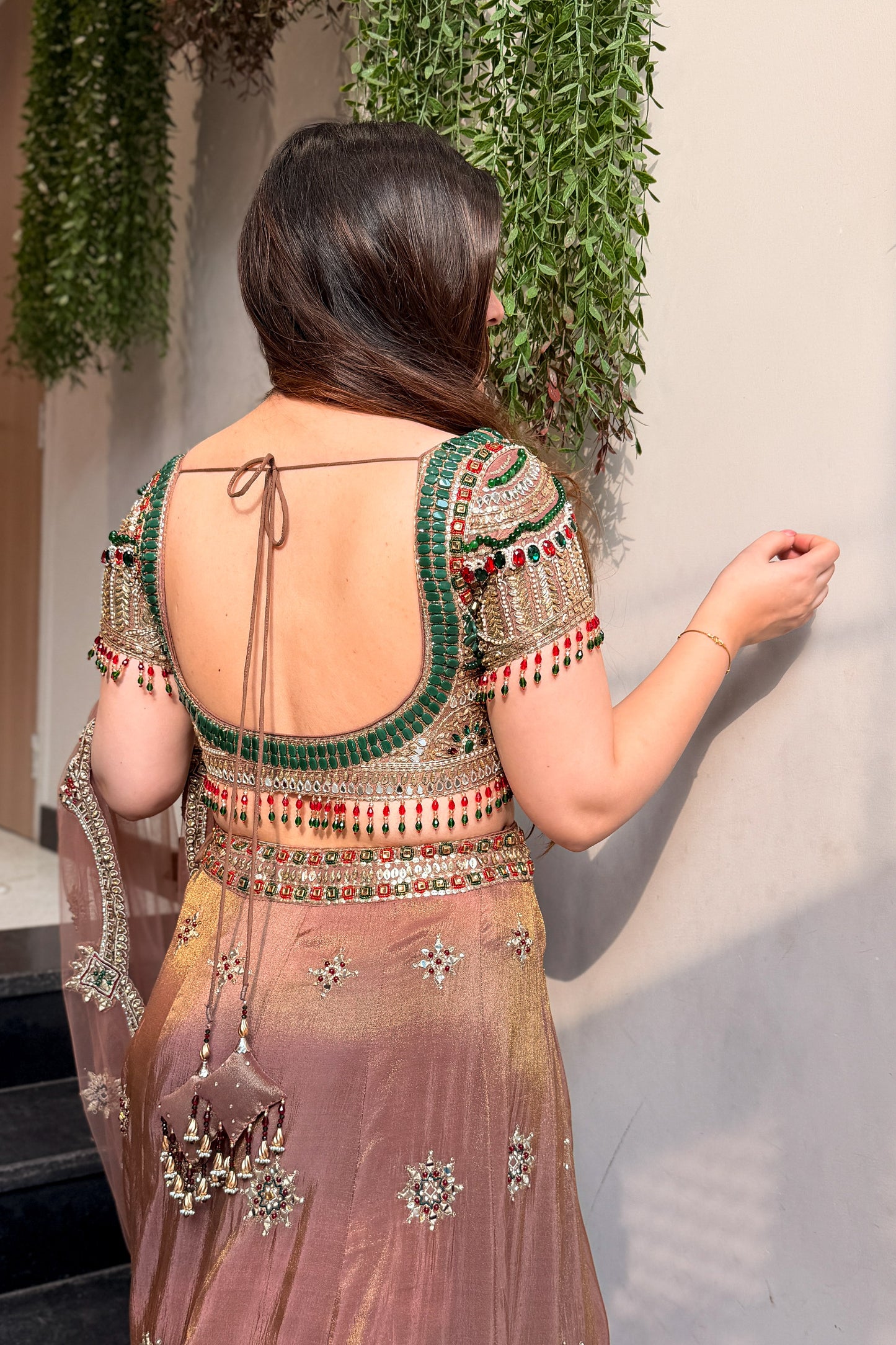 Eshvi Hand Embroidered Lehenga