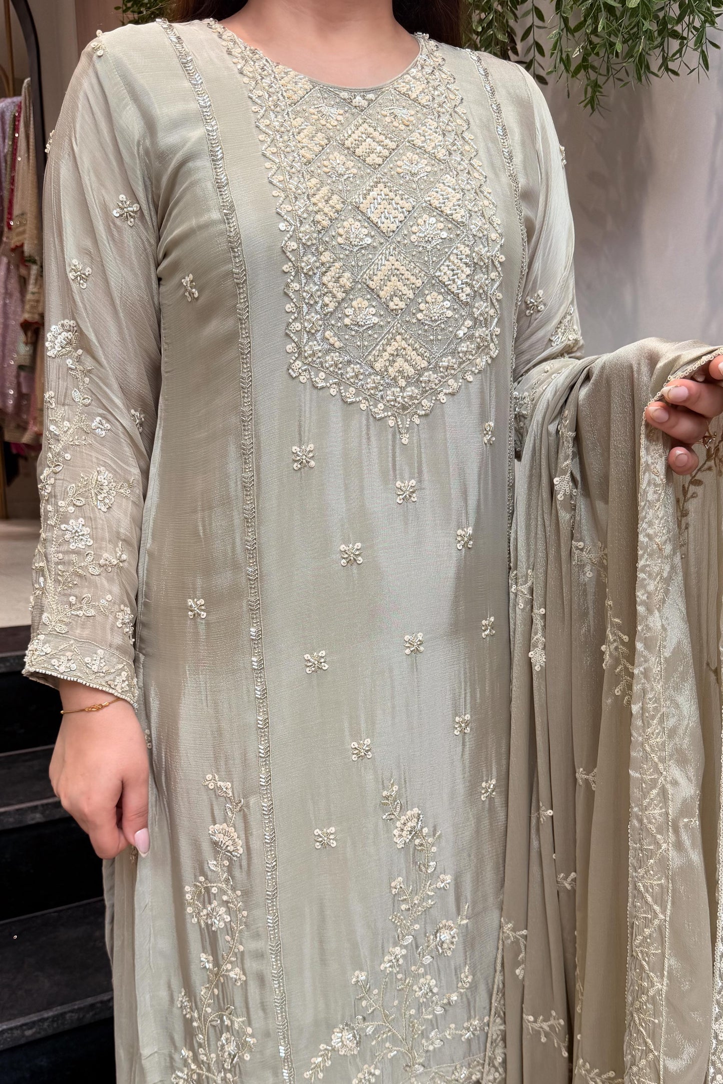 Maryam Hand Embroidered Suit Set