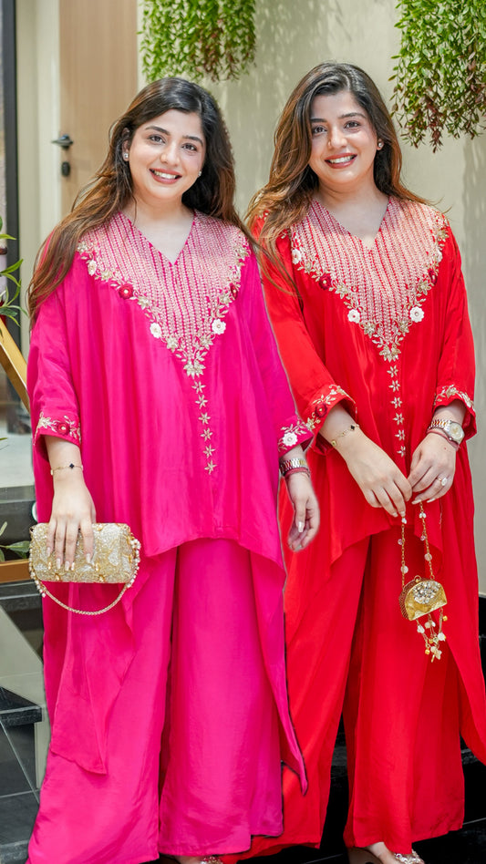 Zivya Embroidered Co ord Set