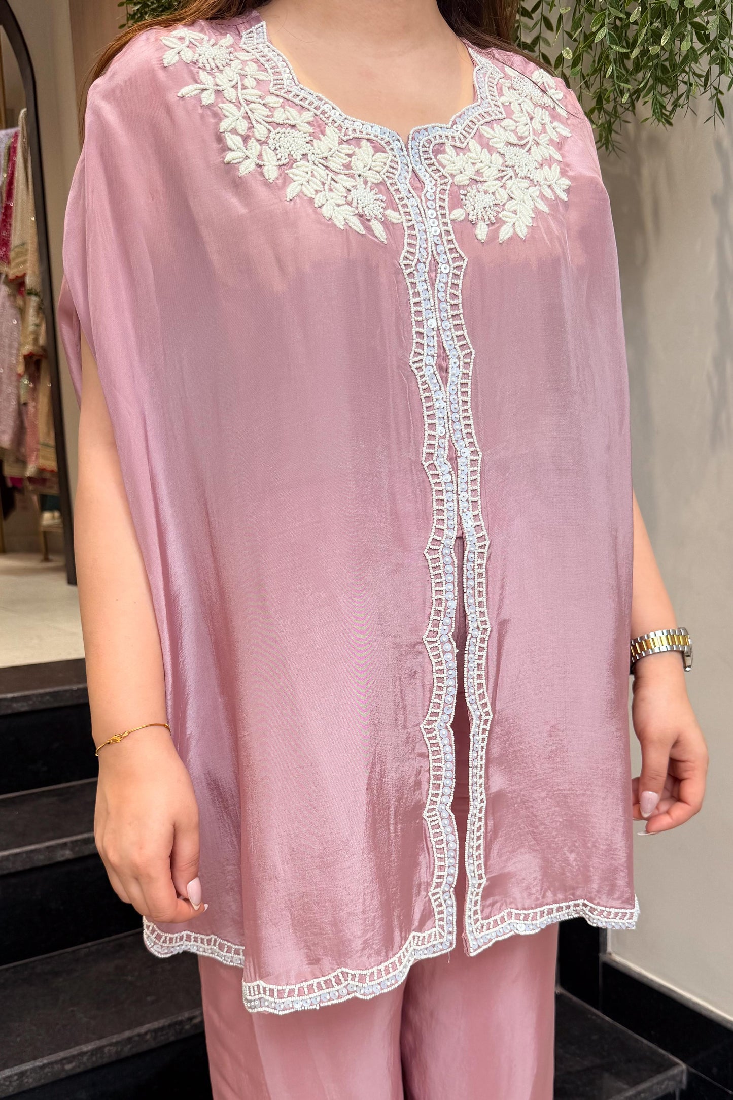 Ruhika Embroidered Three Piece Set