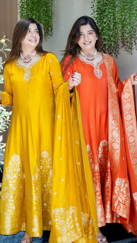 Arnika Embroidered Anarkali Suit Set