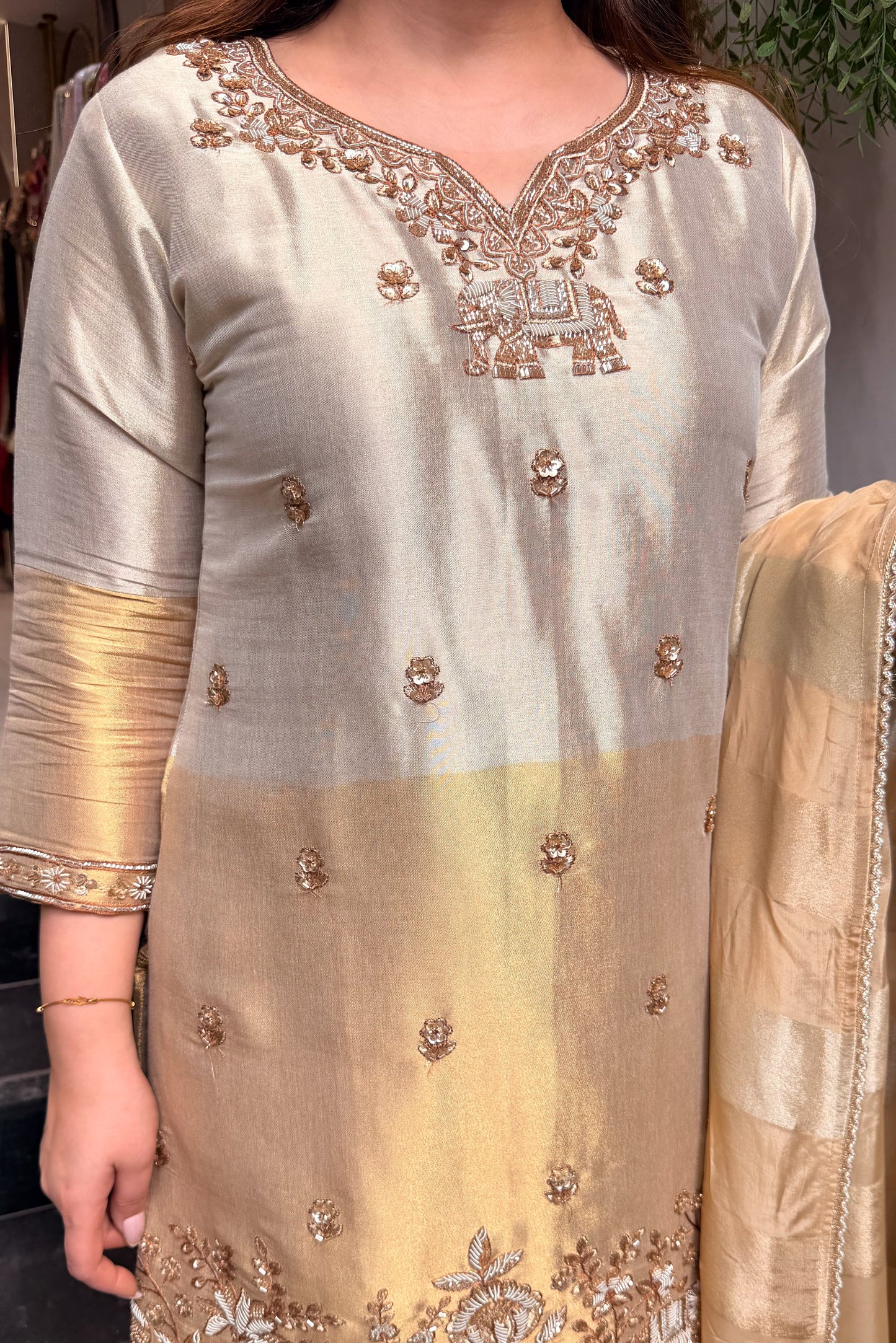 Mihira Hand Embroidered Suit Set