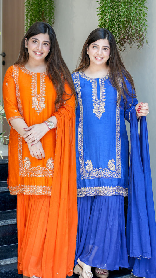 Avishi Embroidered Suit Set