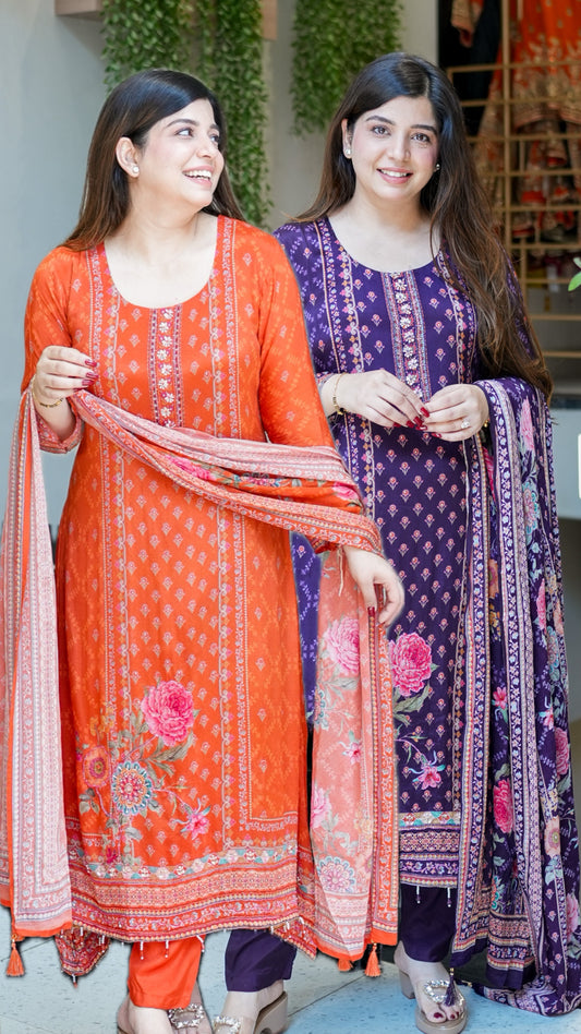 Iraaya Floral Printed Suit Set