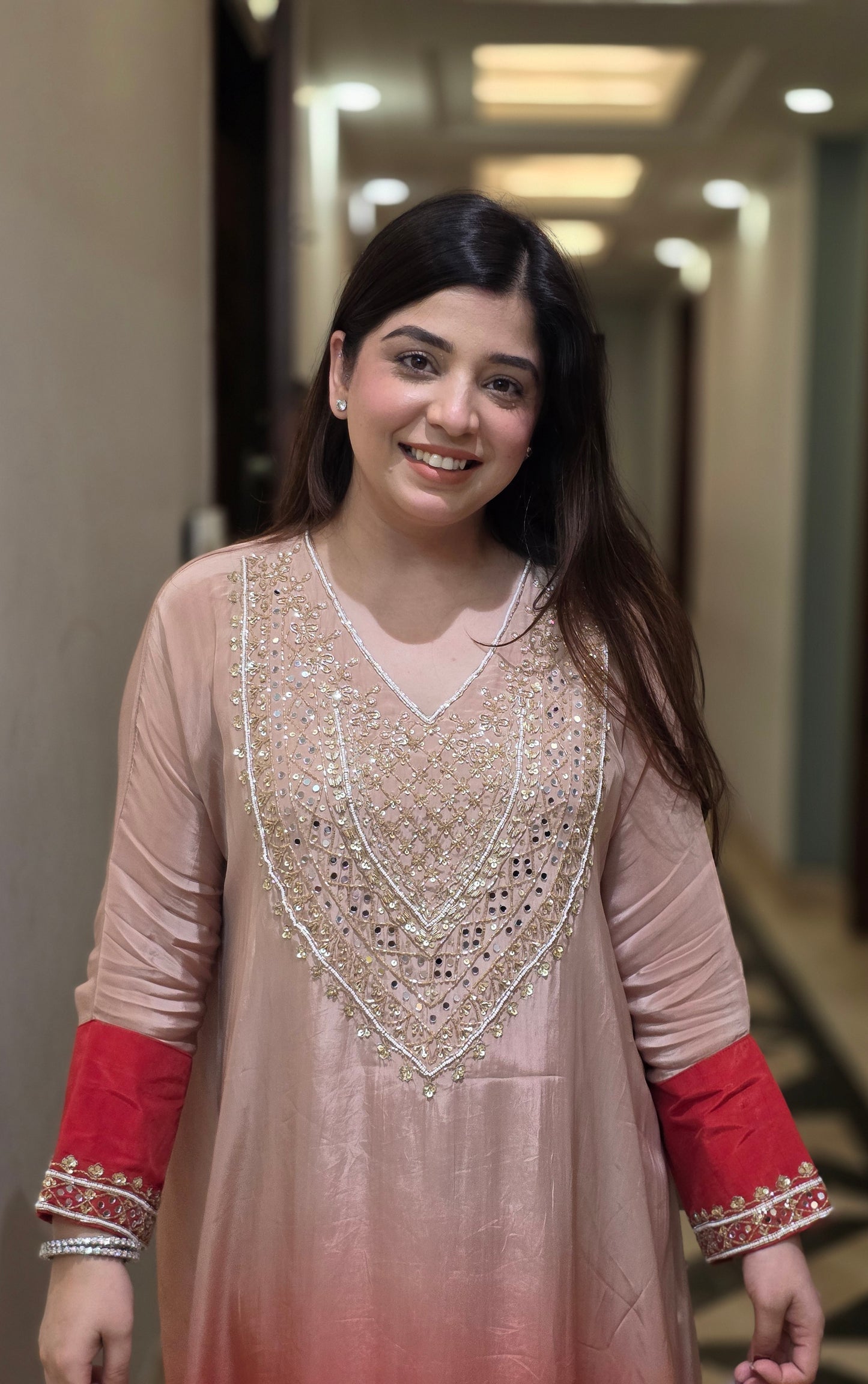 Samreen Embroidered Ombre Co ord Set