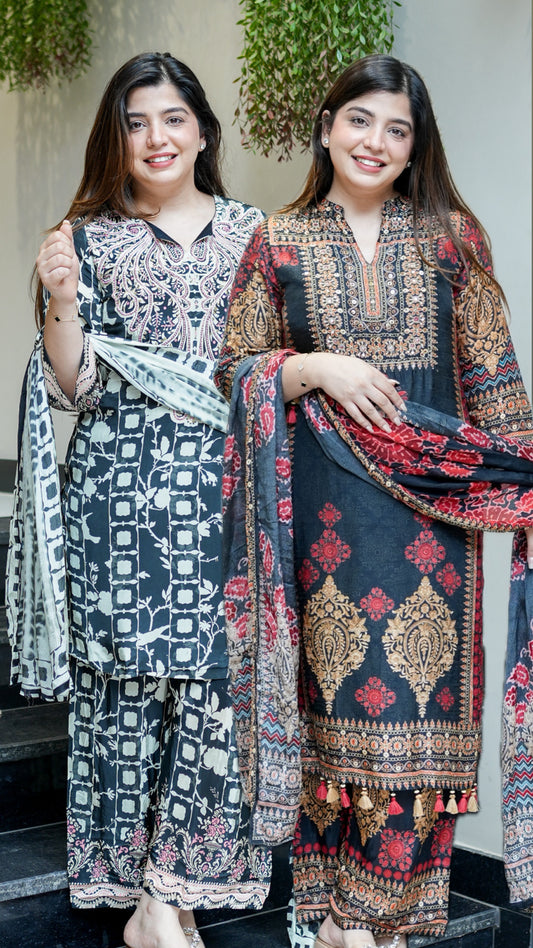 Nyra Printed Suit Set