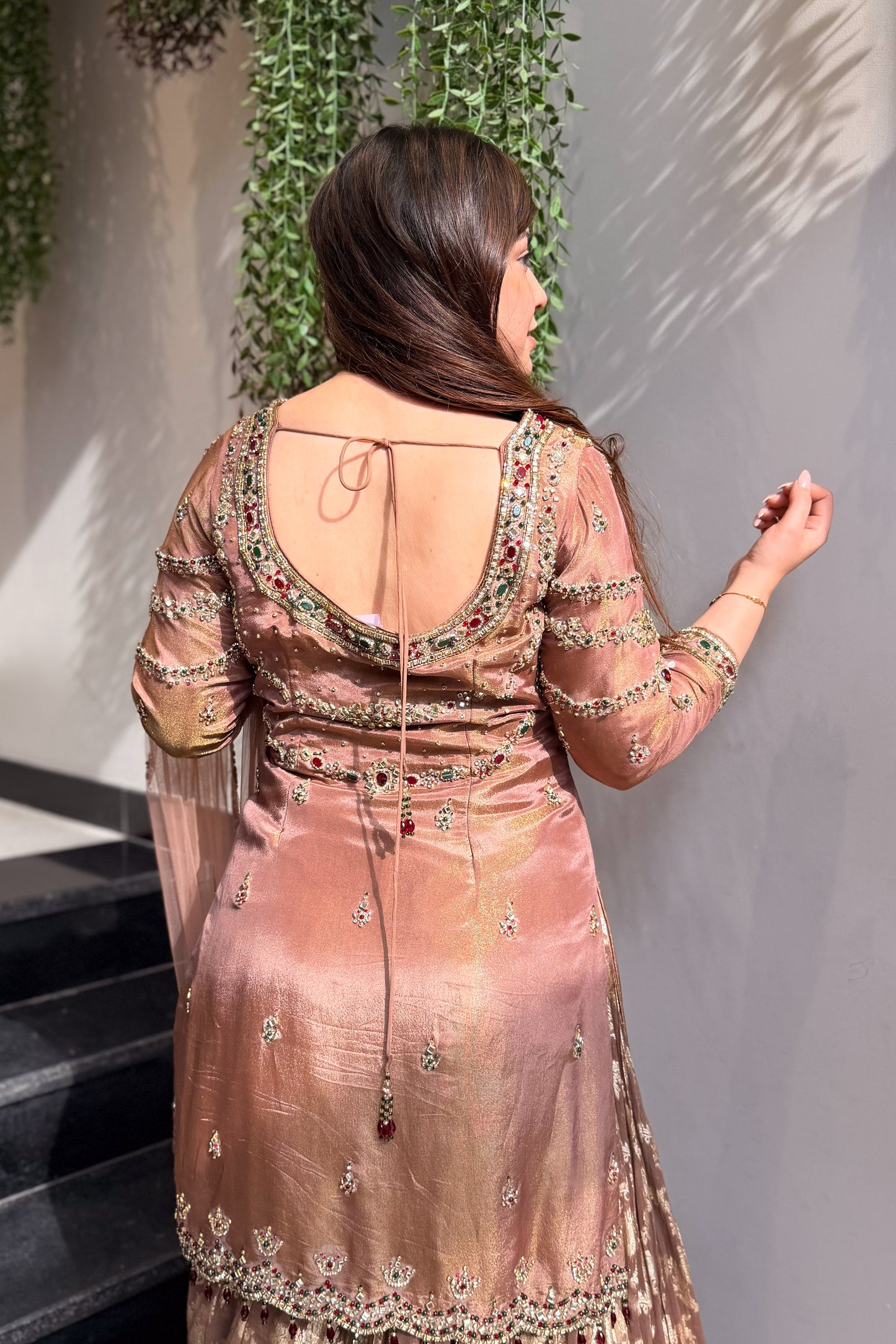 Shukar Hand Embroidered Garara Set