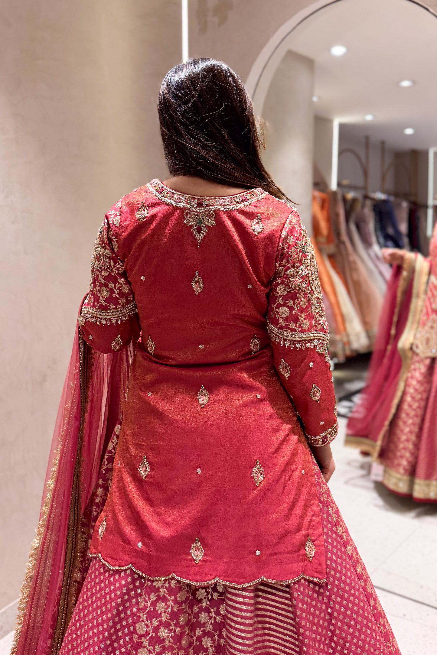 Devyani Hand Embroidered Lehenga