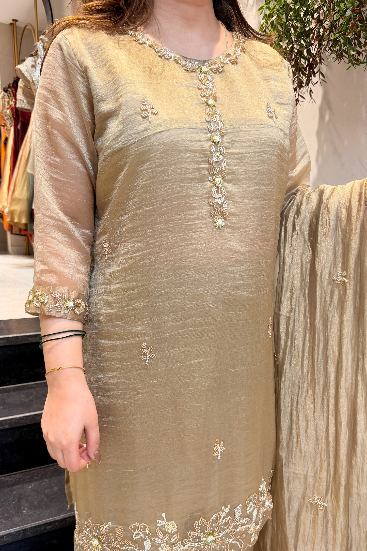 Zivanya Hand Embroidered Suit Set