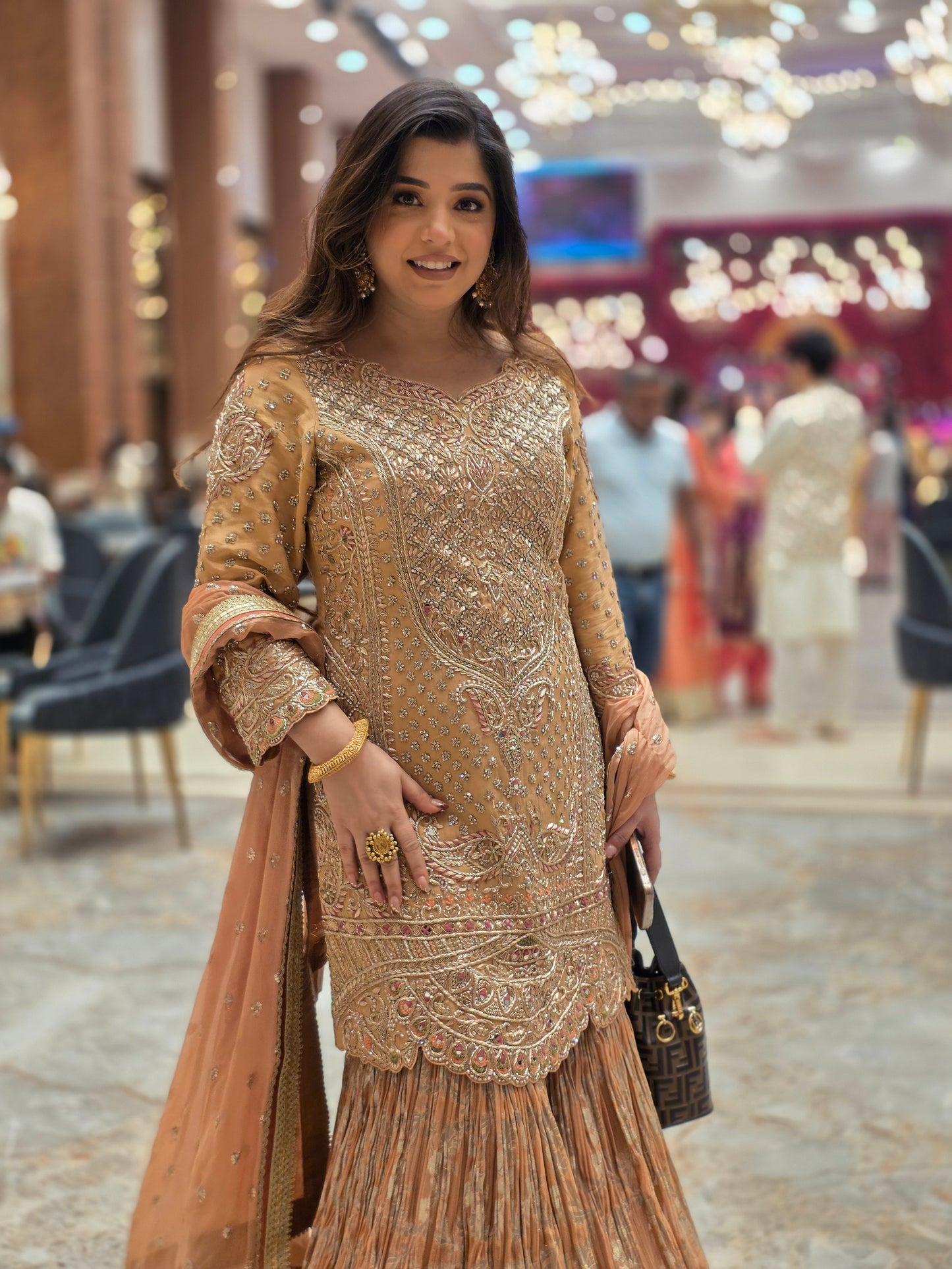 Arshiya Hand Embroidered Sharara Set
