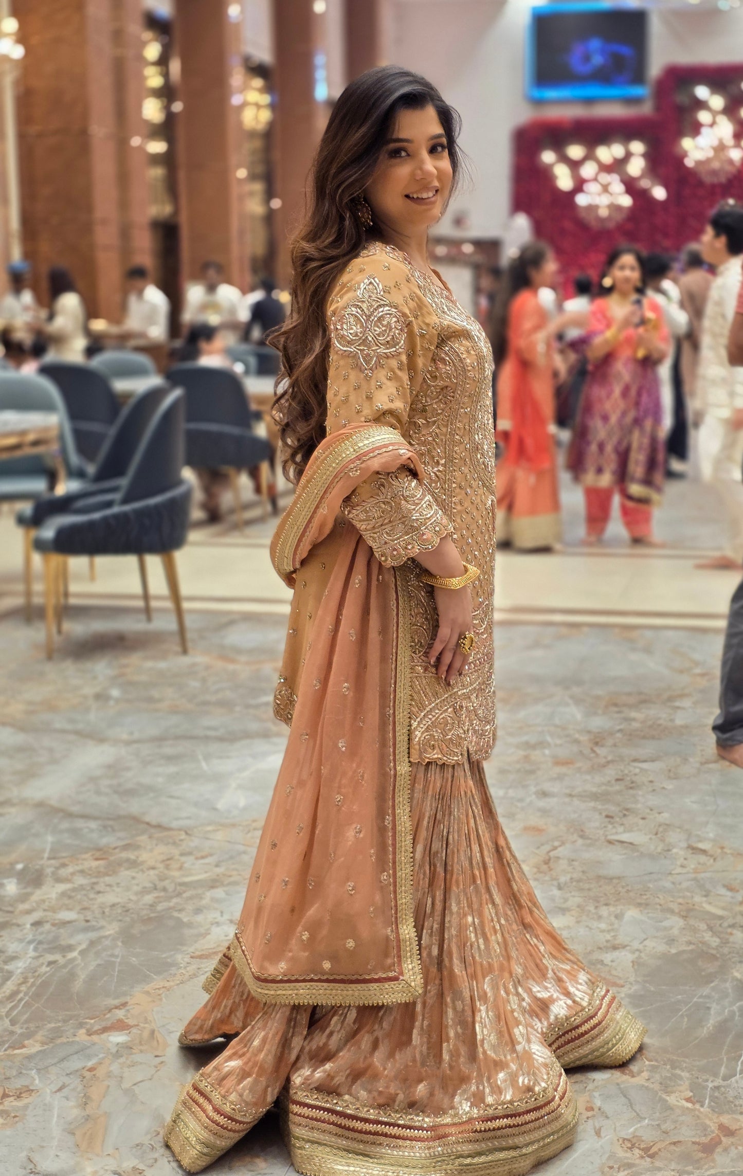 Arshiya Hand Embroidered Sharara Set
