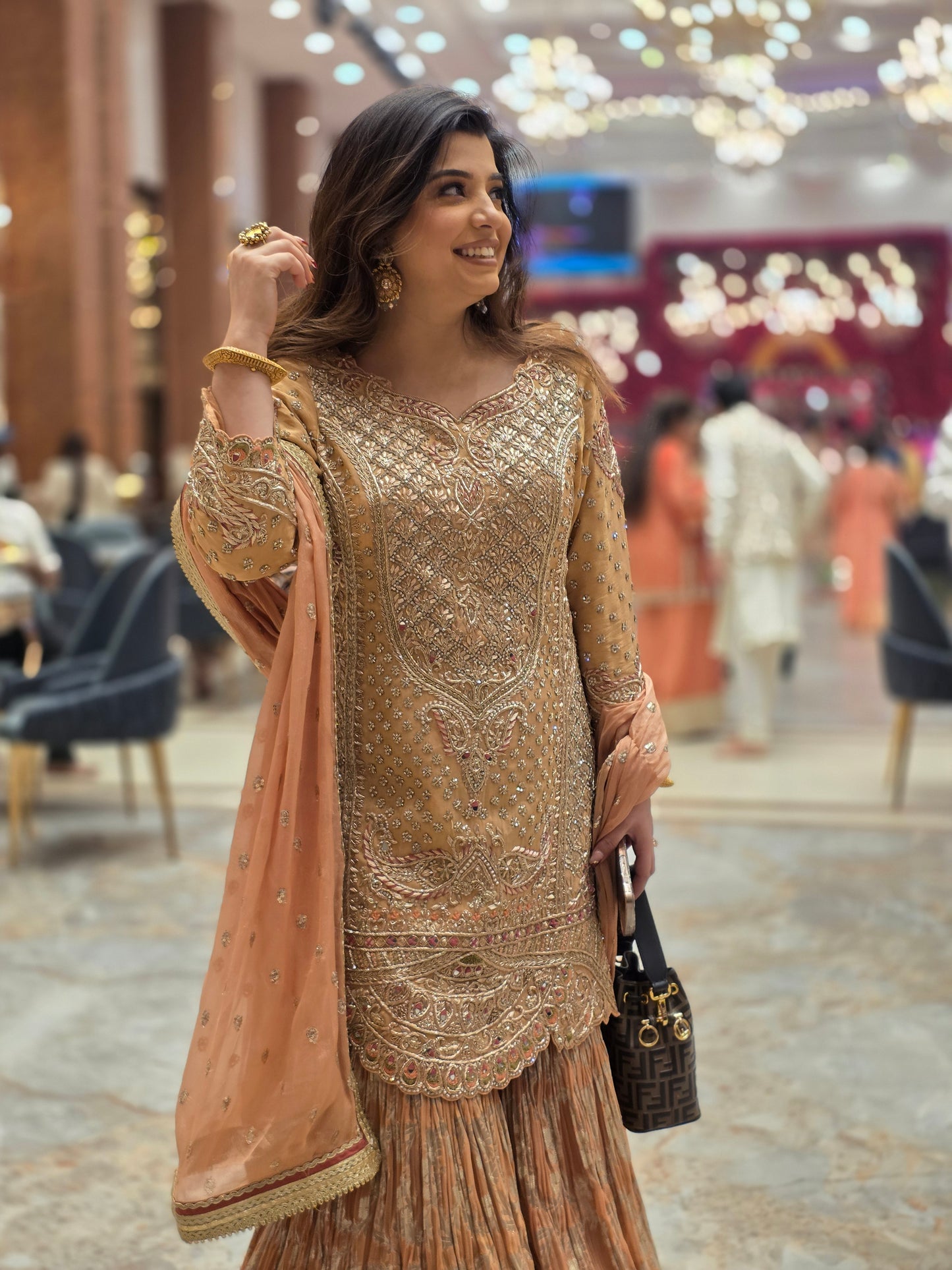 Arshiya Hand Embroidered Sharara Set