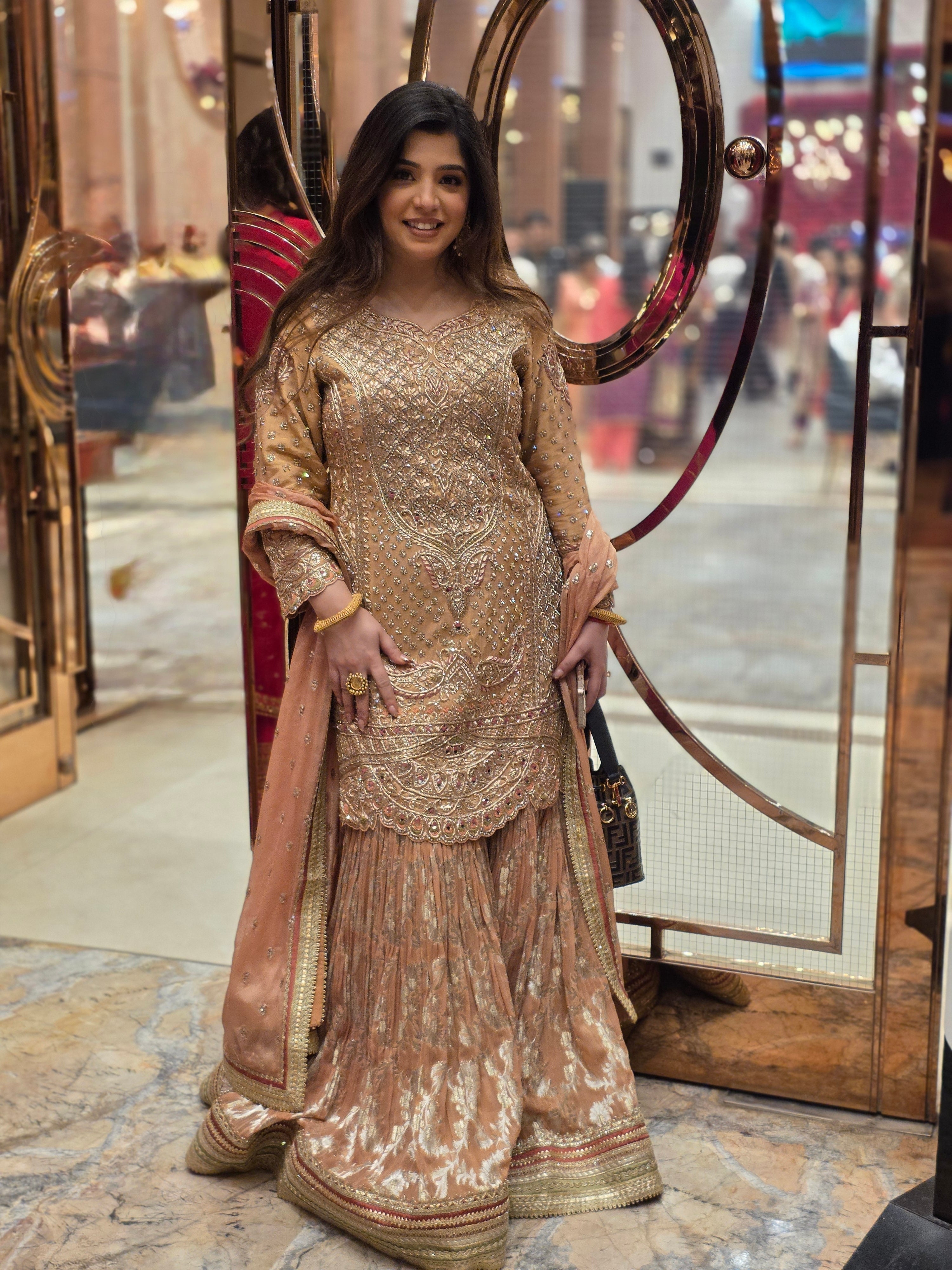 Arshiya Hand Embroidered Sharara Set