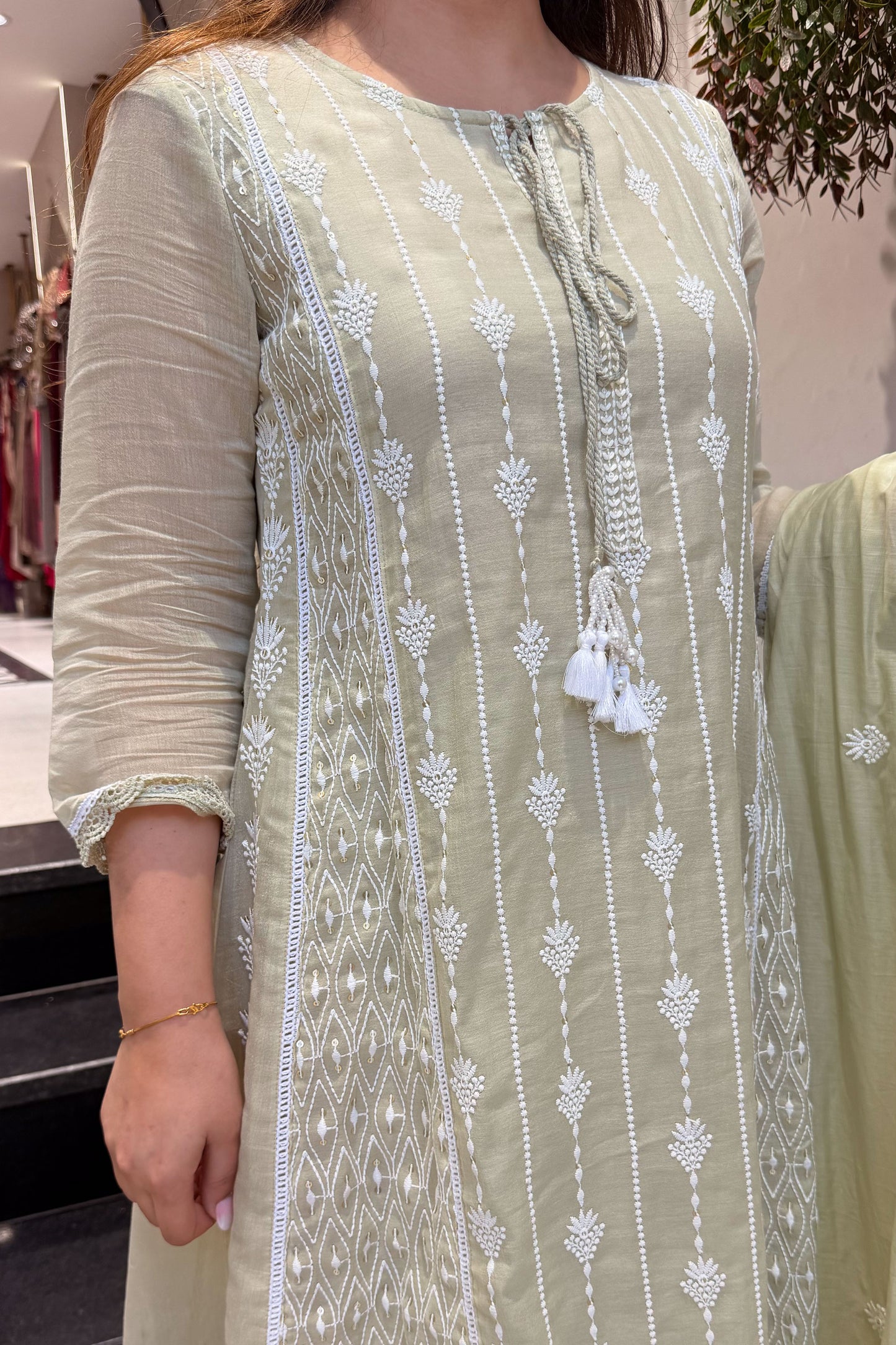 Varah Thread Embroidered Suit Set