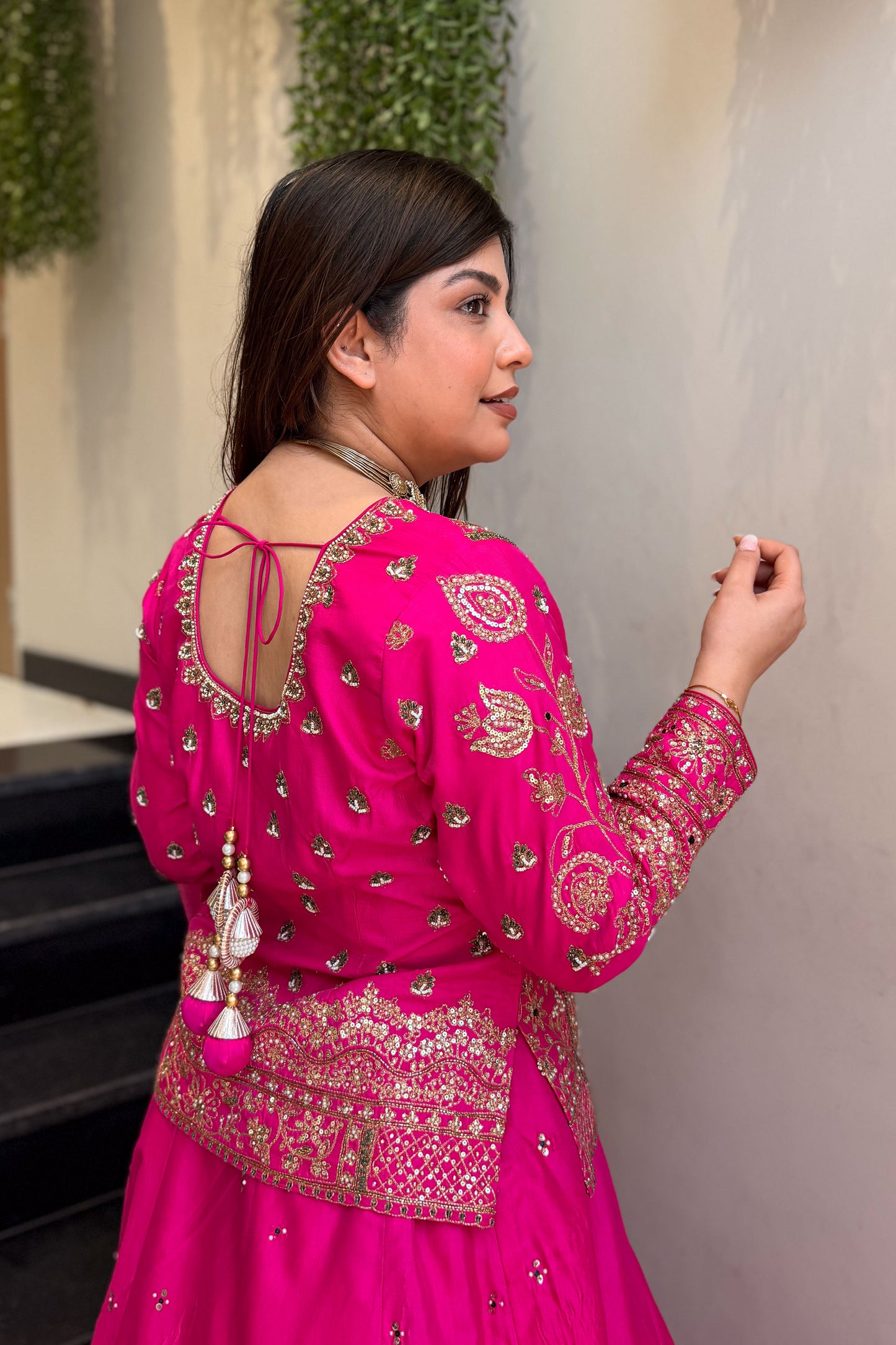 Aadhrika Hand Embroidered Lehenga