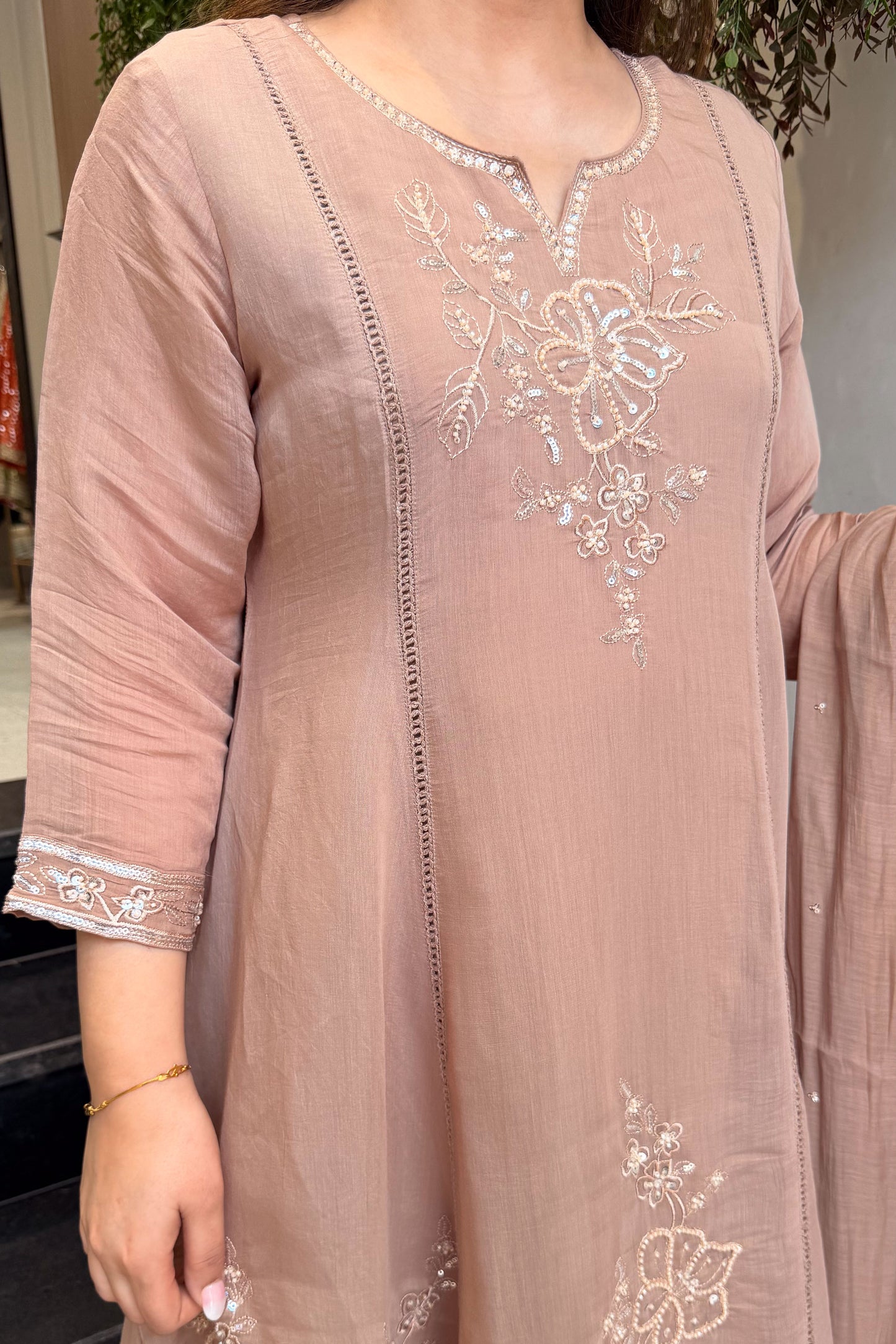 Rudra Floral Embroidered Suit Set