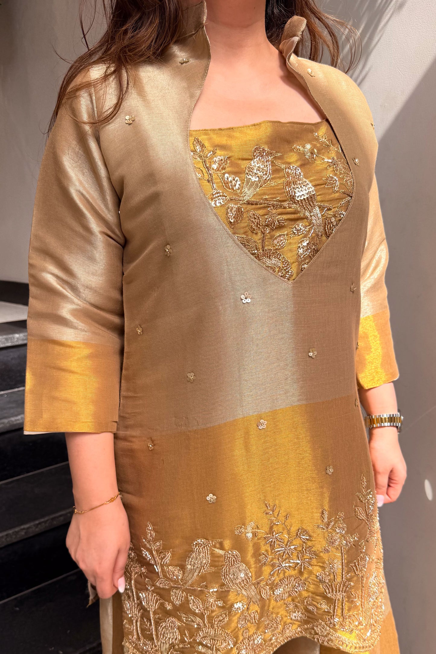 Alya Embroidered Co ord Set