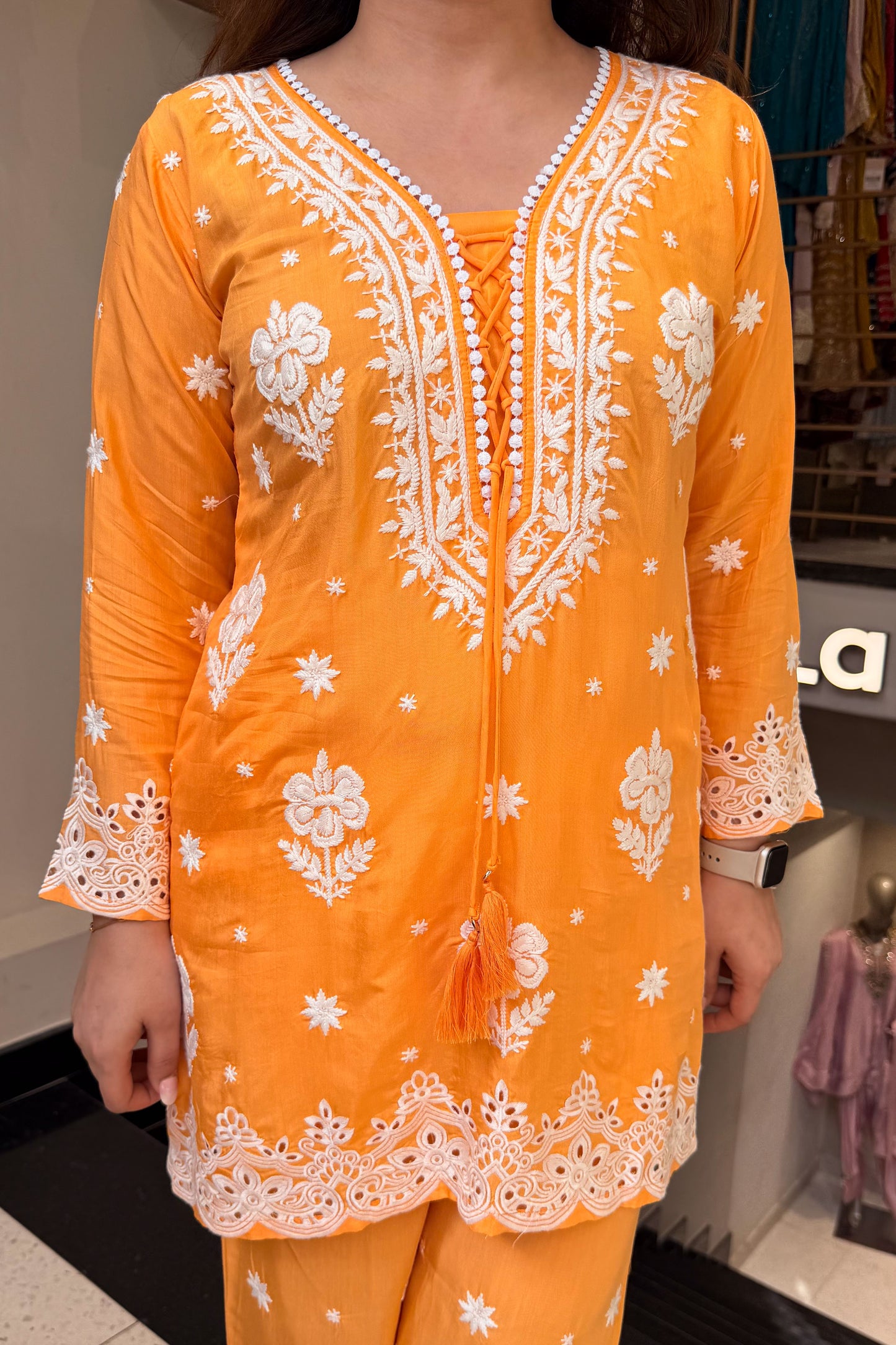 Aarna Thread Embroidered Co ord Set