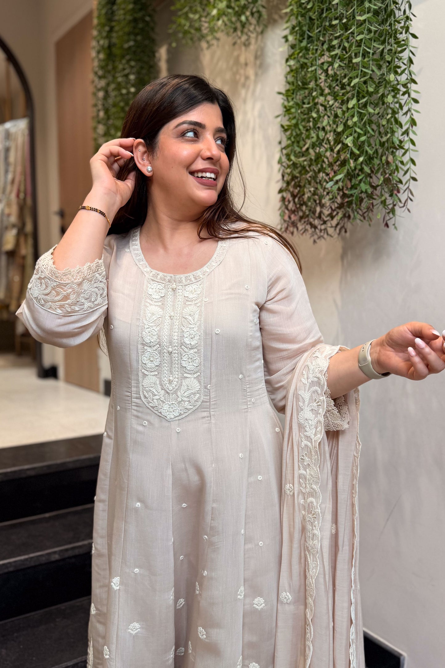 Urmi Embroidered Anarkali Suit Set
