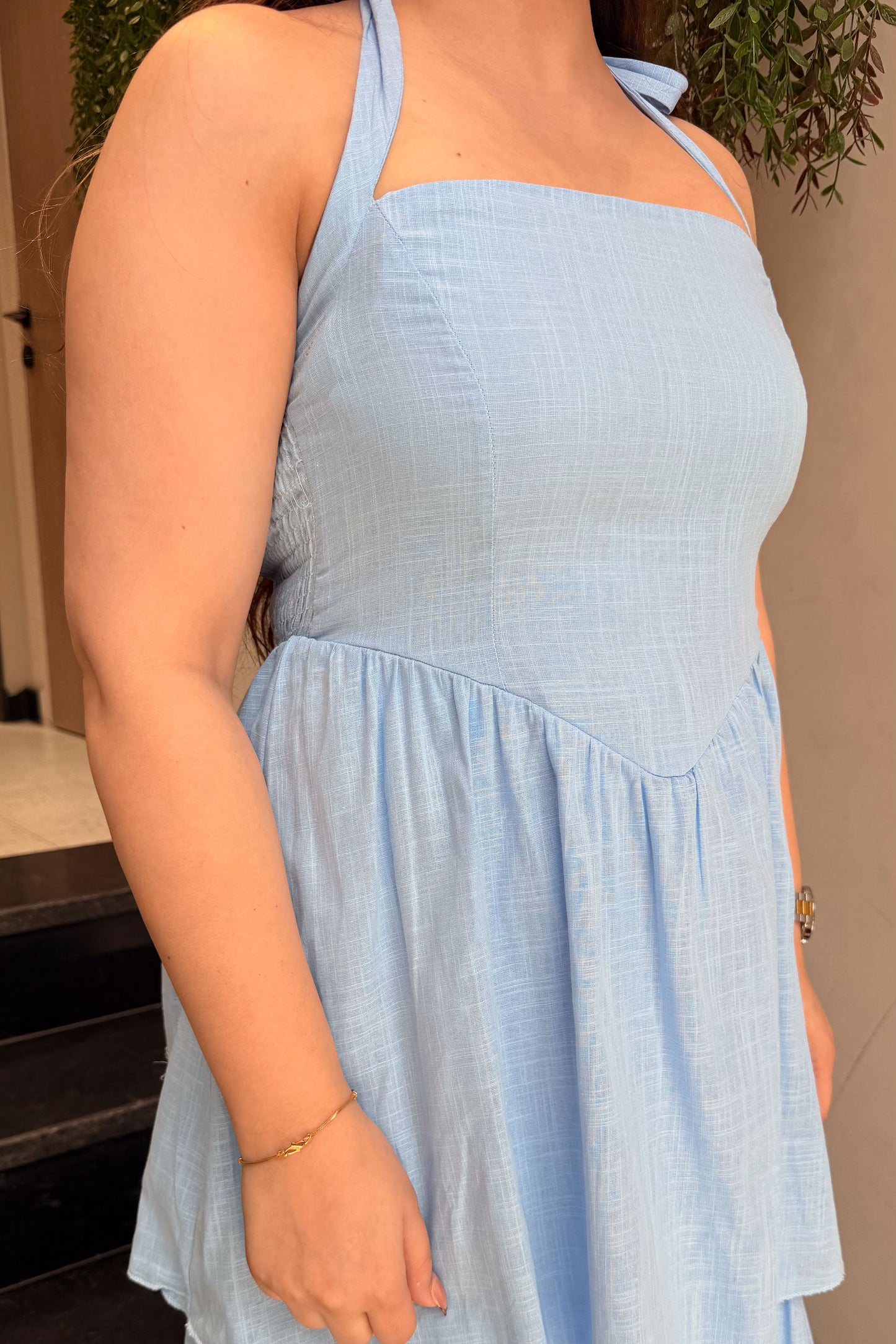 Vega Halter Neck Maxi Dress