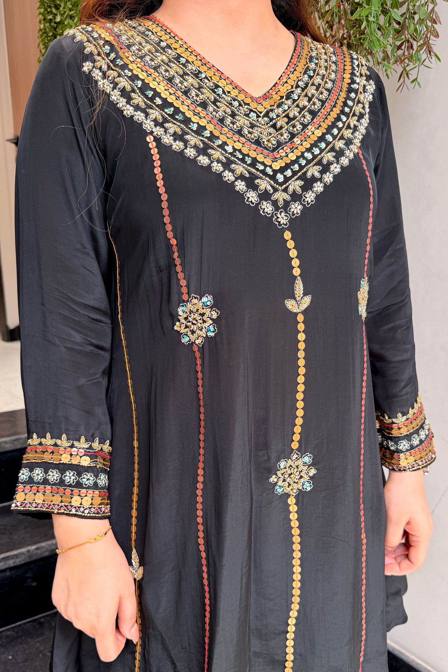 Rafiya Embroidered Co ord Set