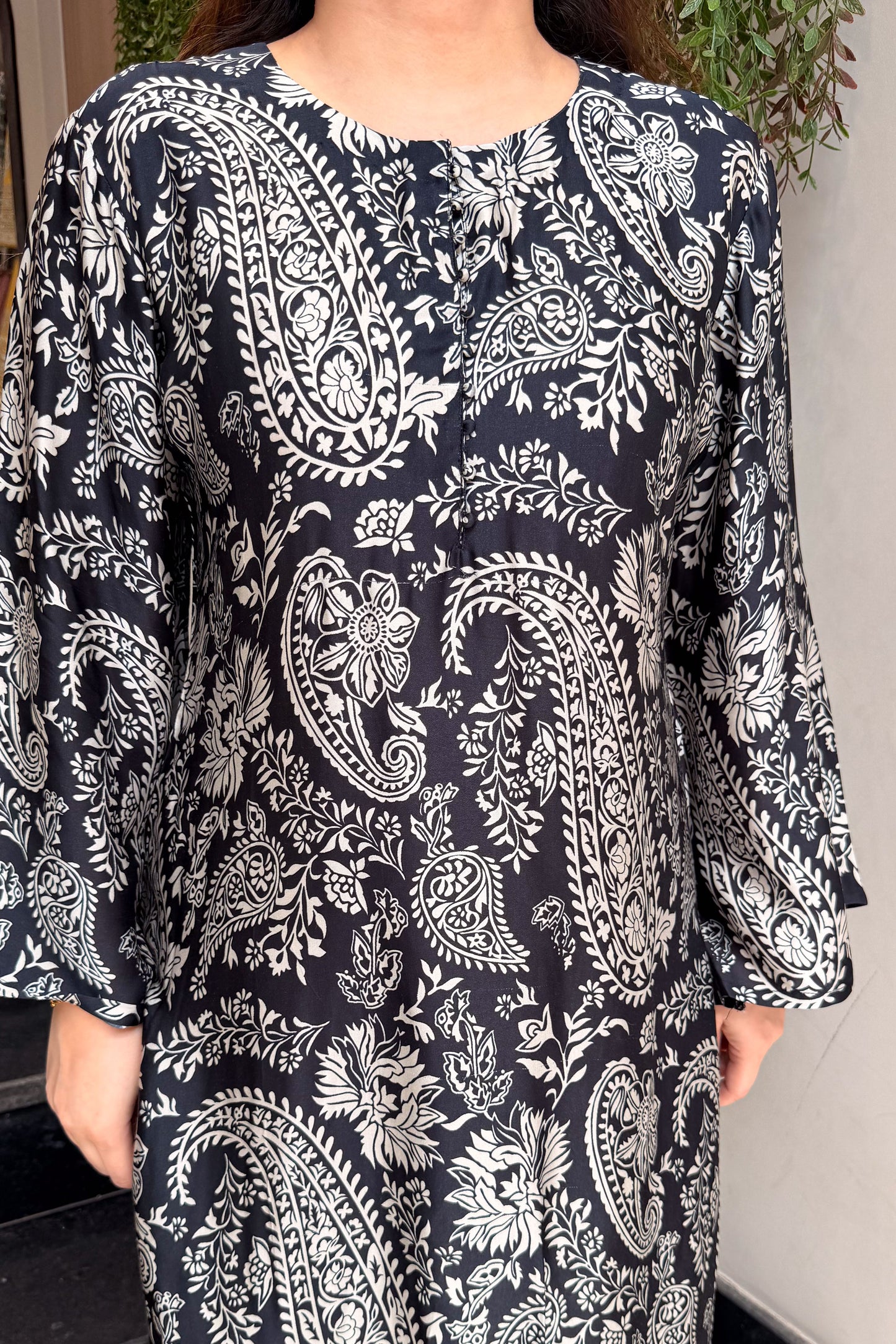 Kridha Black Printed Co ord Set