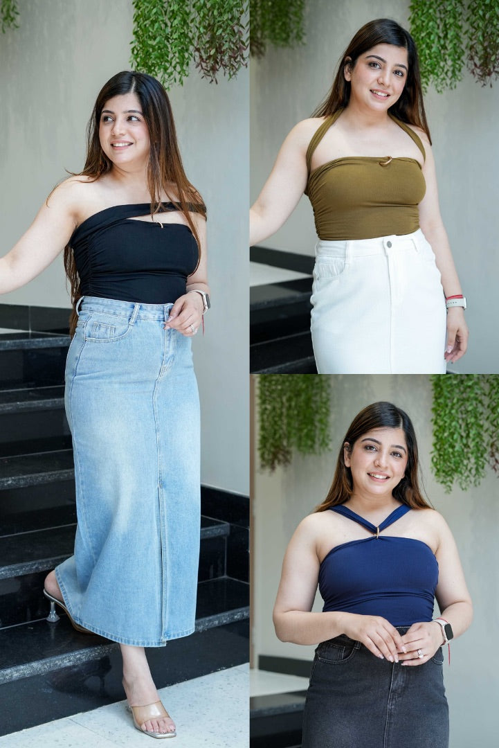 Yora Inbuilt bra Top