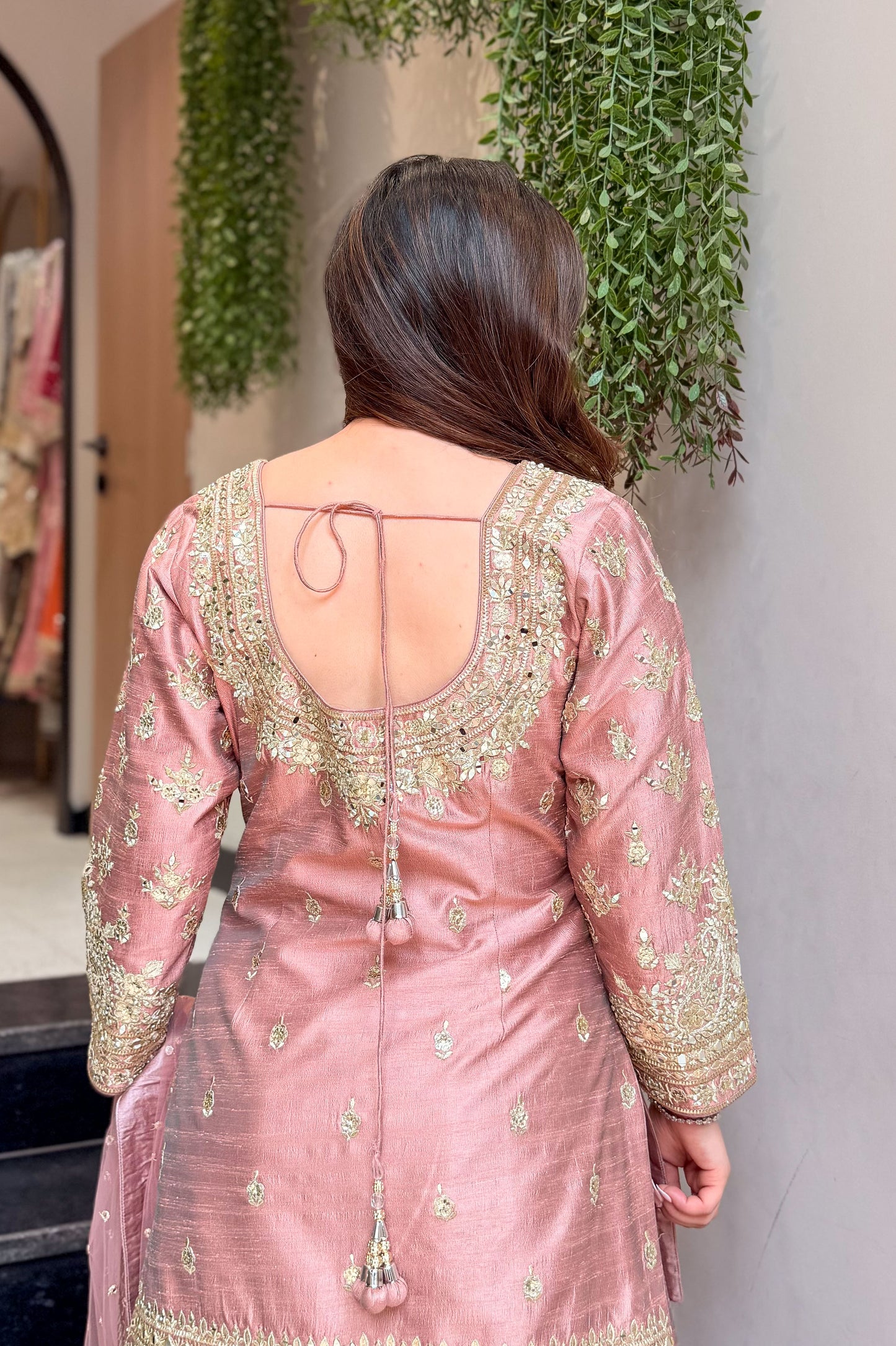 Zarisha Hand Embroidered Garara Set