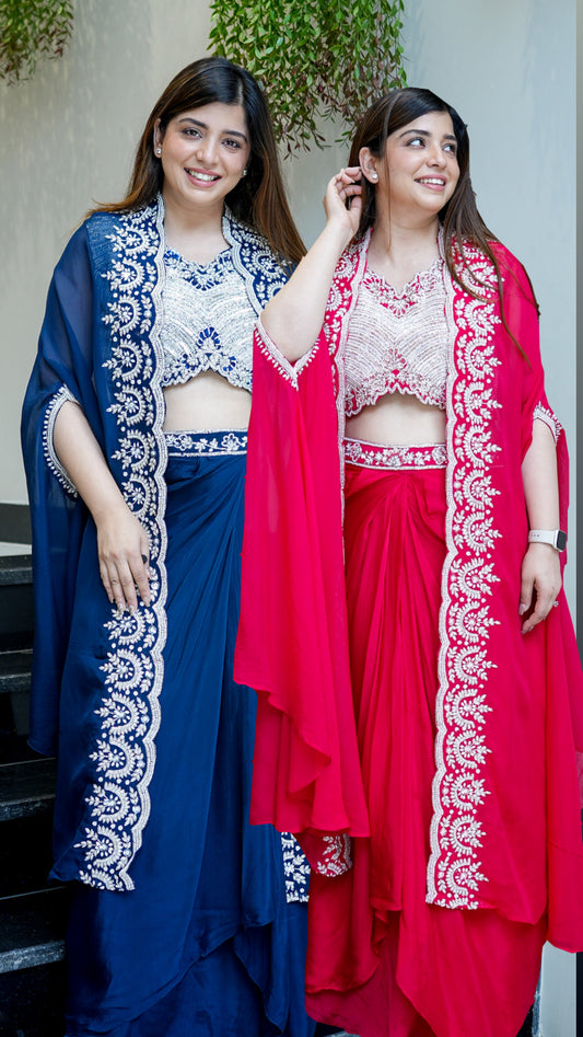 Dhriti Hand Embroidered Three Piece Set