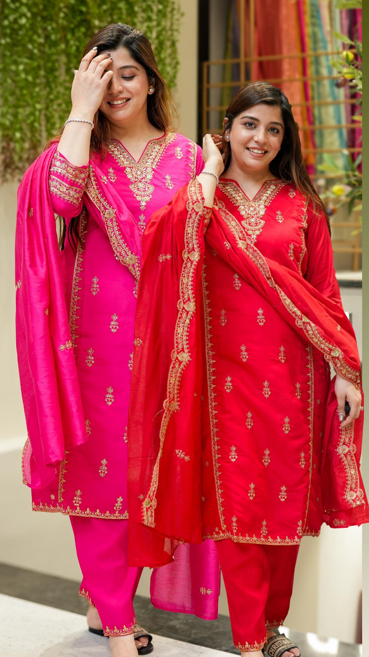 Navira Embroidered Suit Set