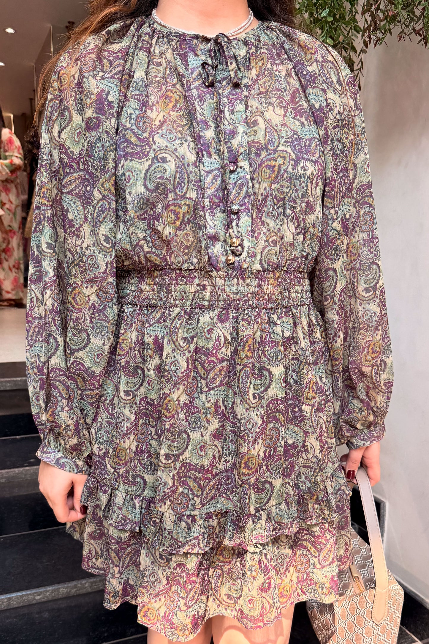 Sicily Printed Short Dress
