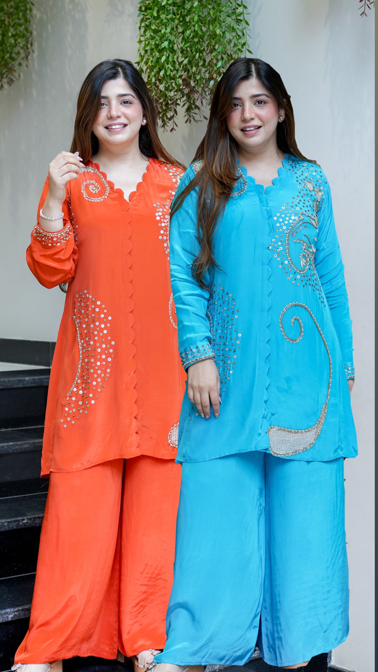 Khubani Embroidered Co ord Set