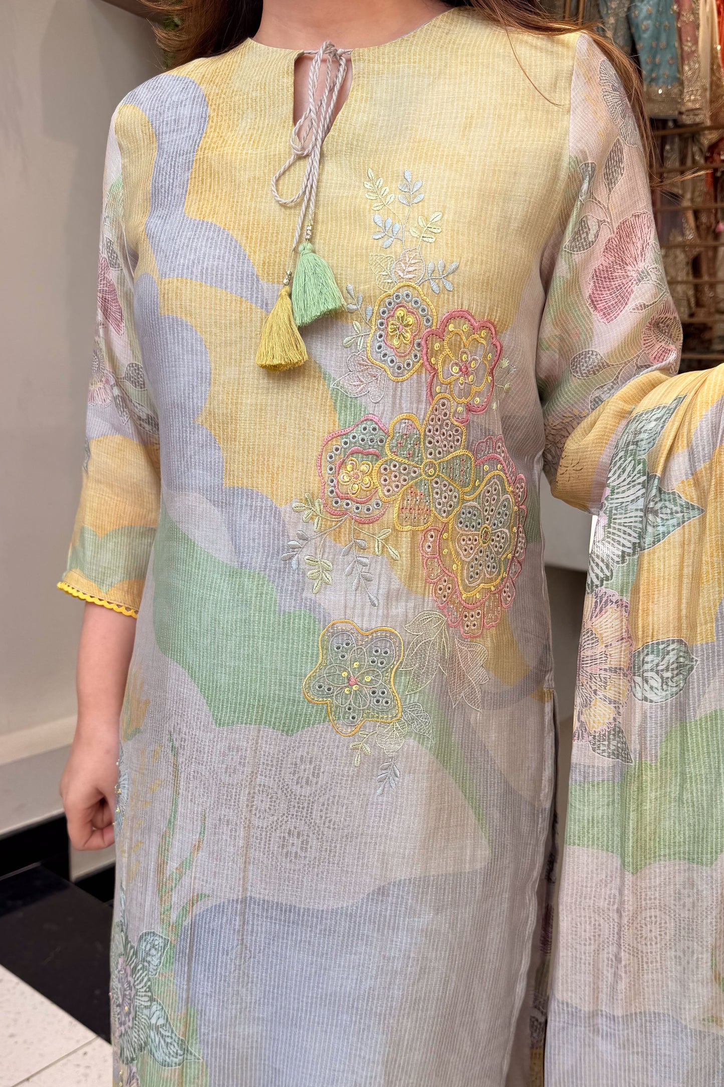 Kaveer Floral Embroidered Suit Set