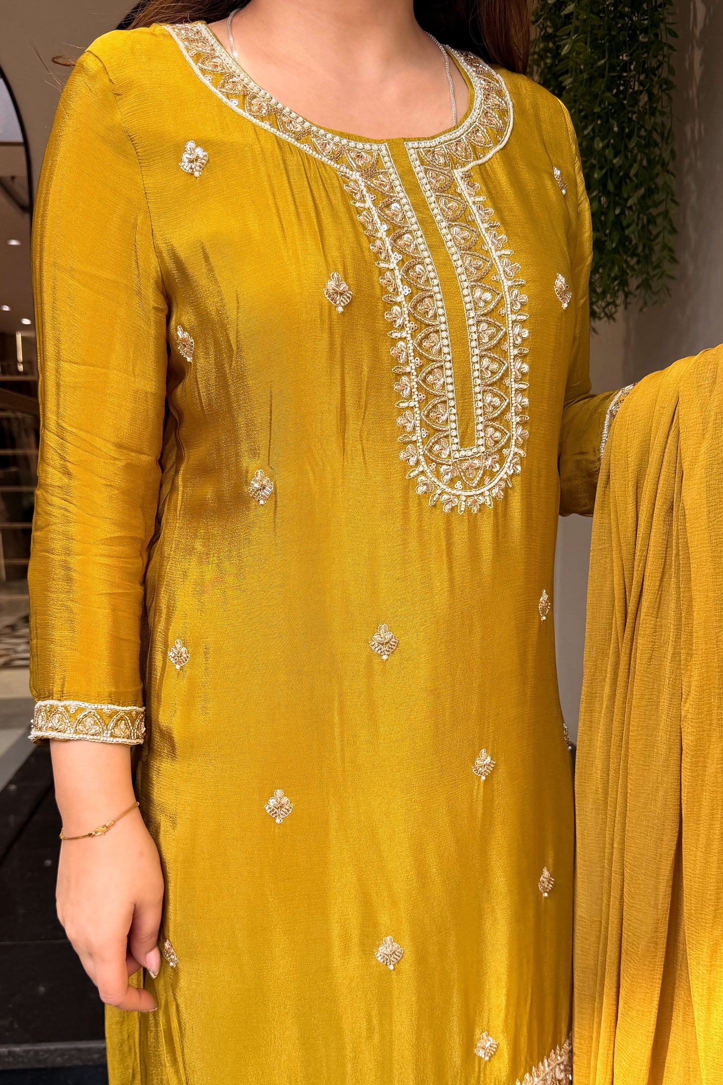 Indya Hand Embroidered Suit Set