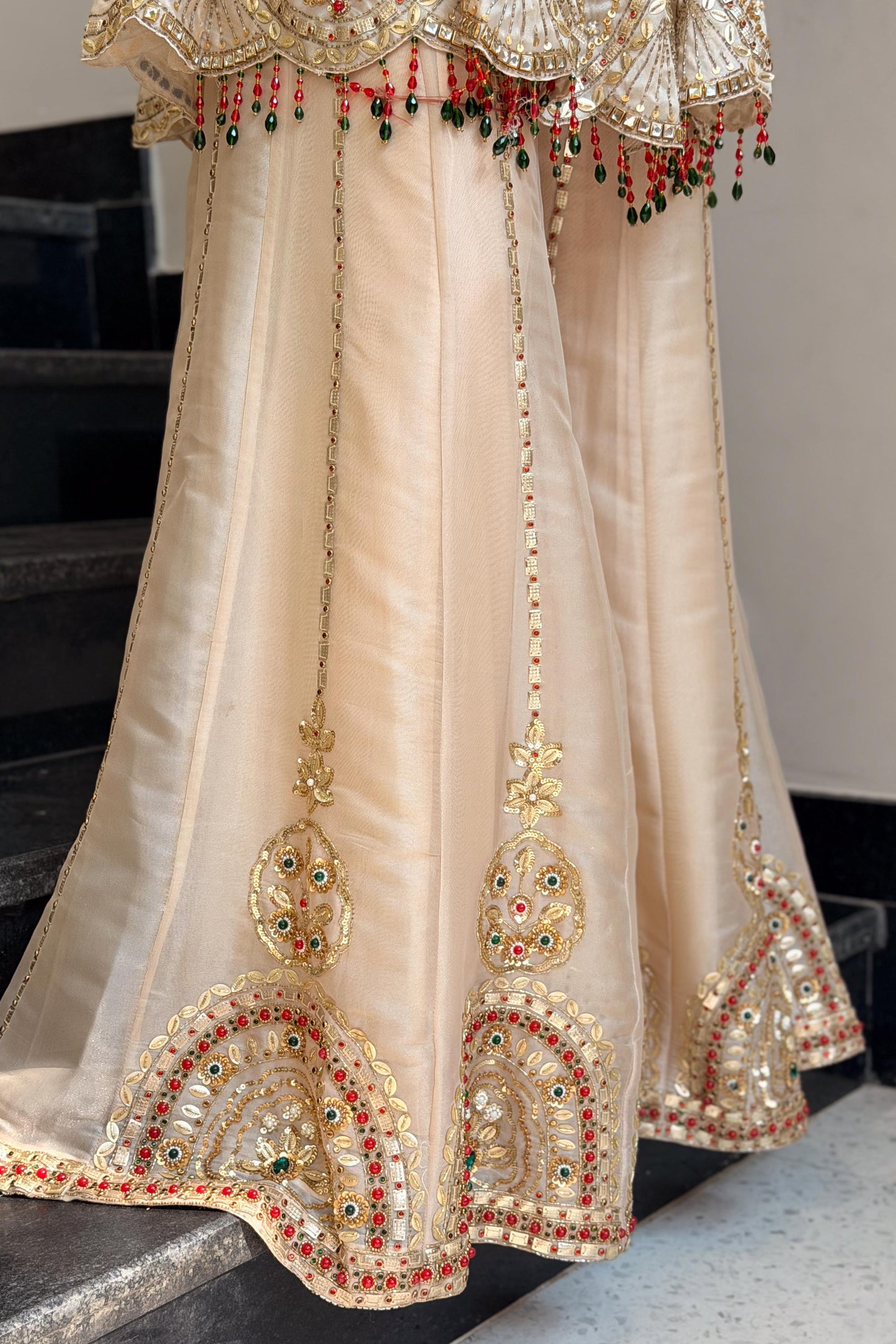 Gaura Stone Embellished Indowestern Outfit